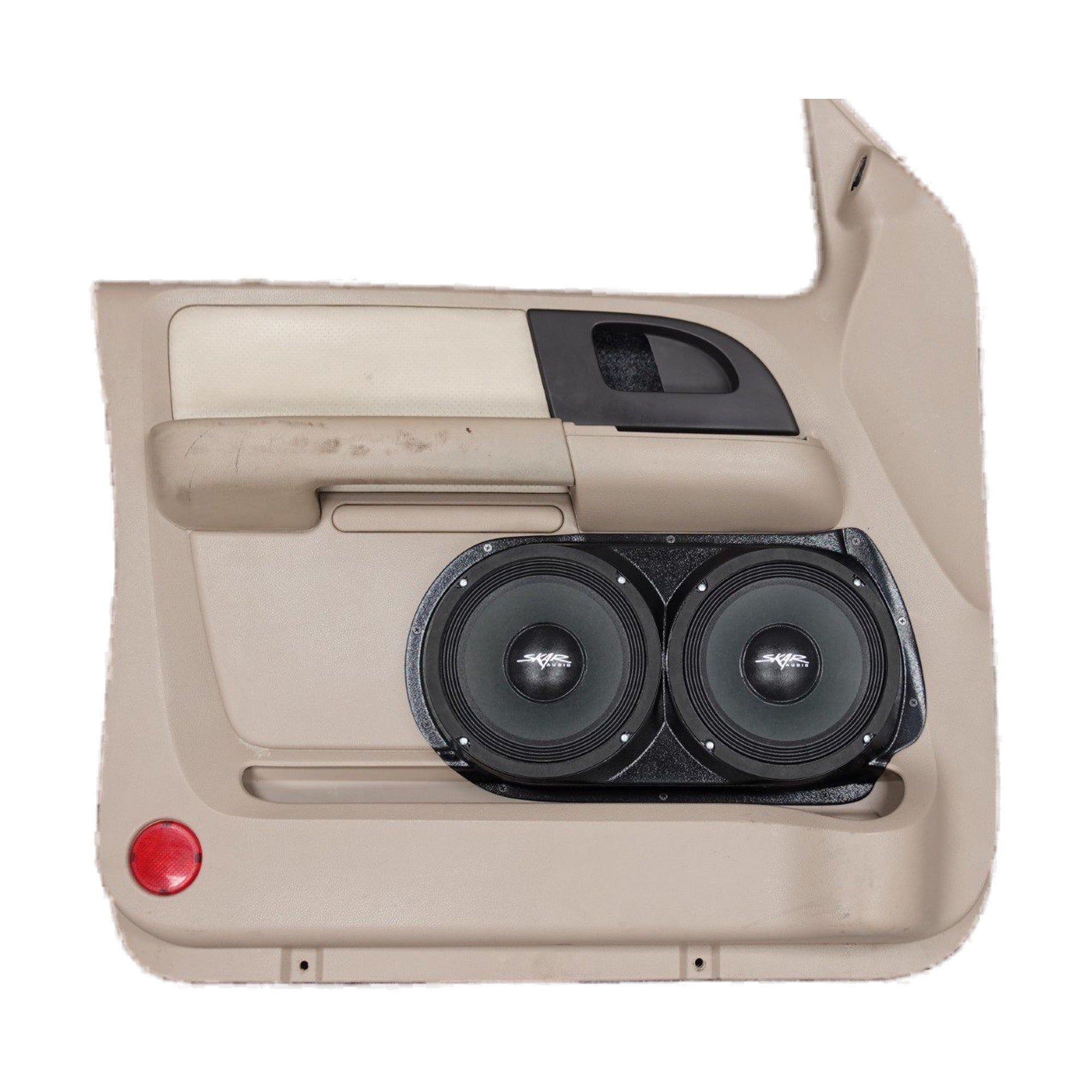 Custom Speaker Pods 03-FD-ED-UV-AL-FD-D8 Dual 8" Pods - 03-06 Expedition