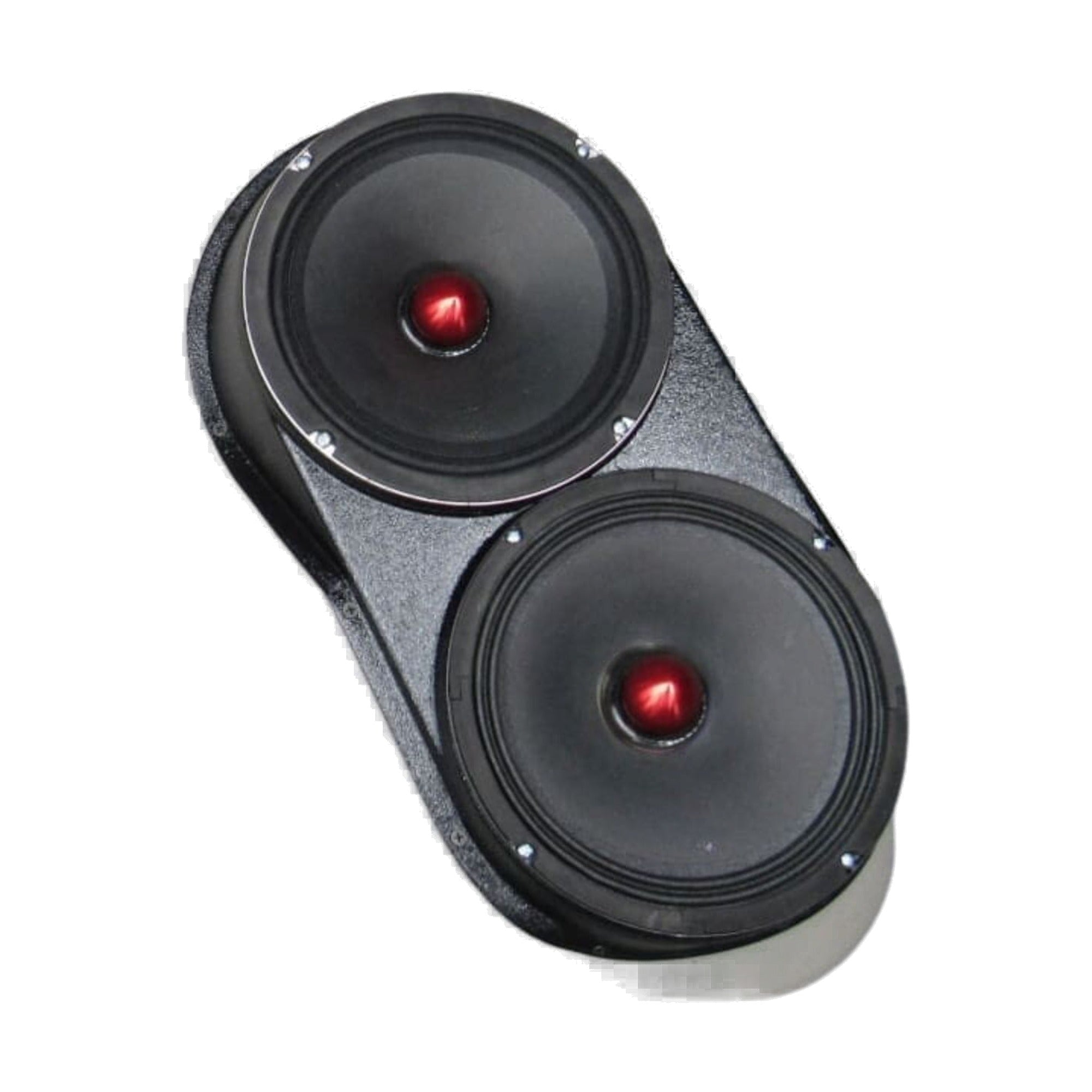 Custom Speaker Pods 07-GM-FP-LH-EW-FD-D8 Dual 8" Front Pods - 07-09 Silverado