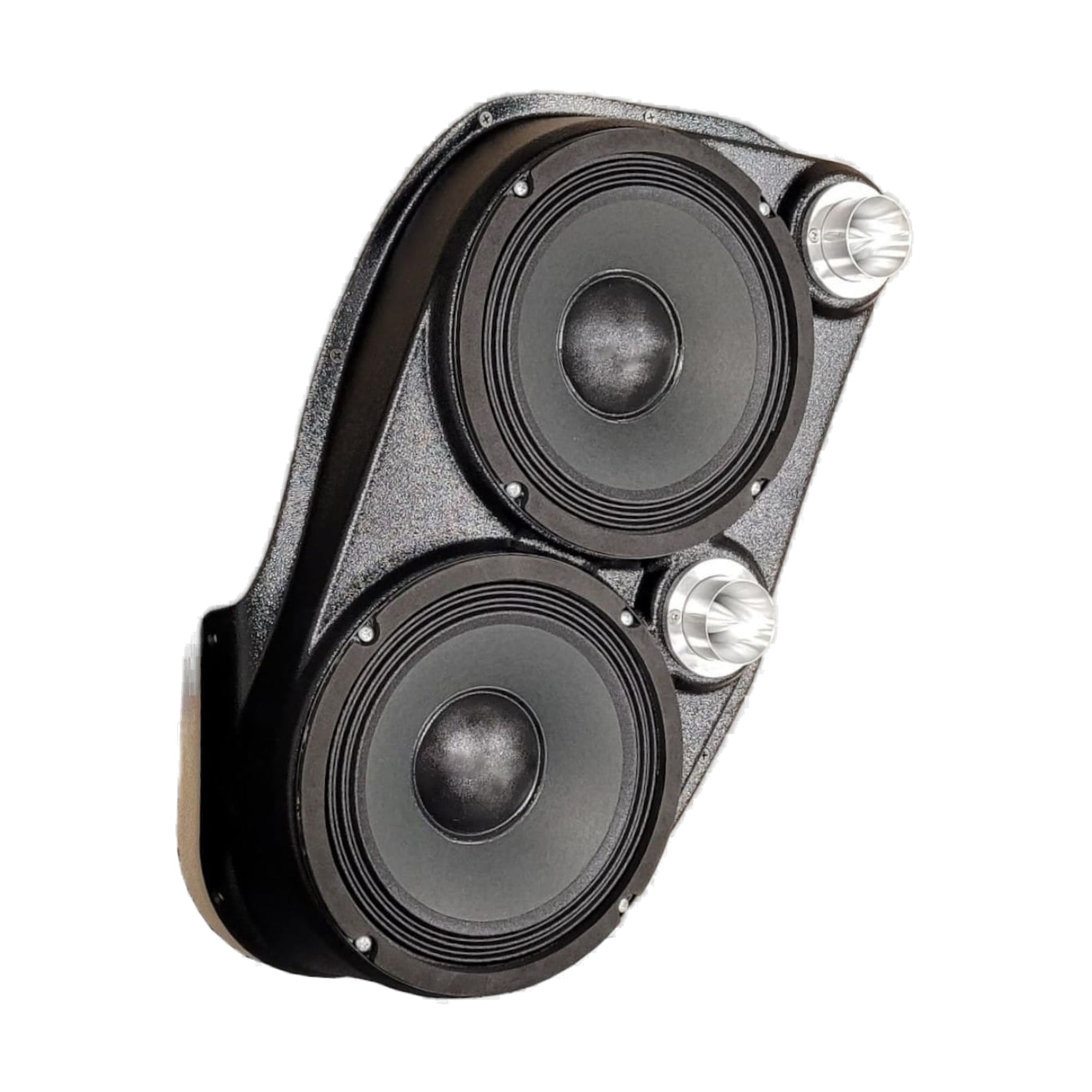 Custom Speaker Pods 07-GM-FT-UH-EW-FD-FA Dual 8" + Dual 2" Tweeter Front Pods - 07-09 Escalade