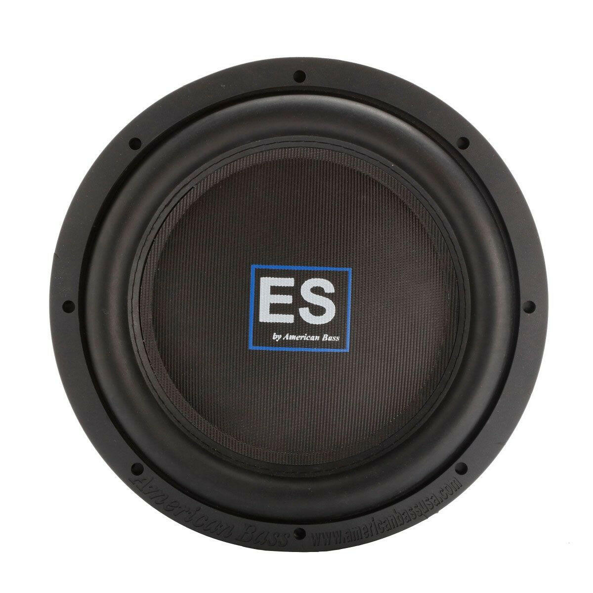 American Bass ES 12" Car Subwoofer 800 Watts RMS Dual Voice Coil 2 Ohm or 4 Ohm (Shallow Mount)