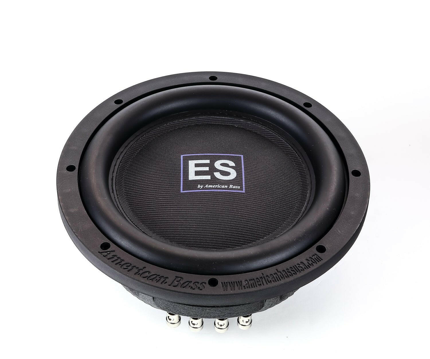 American Bass ES 12" Car Subwoofer 800 Watts RMS Dual Voice Coil 2 Ohm or 4 Ohm (Shallow Mount)