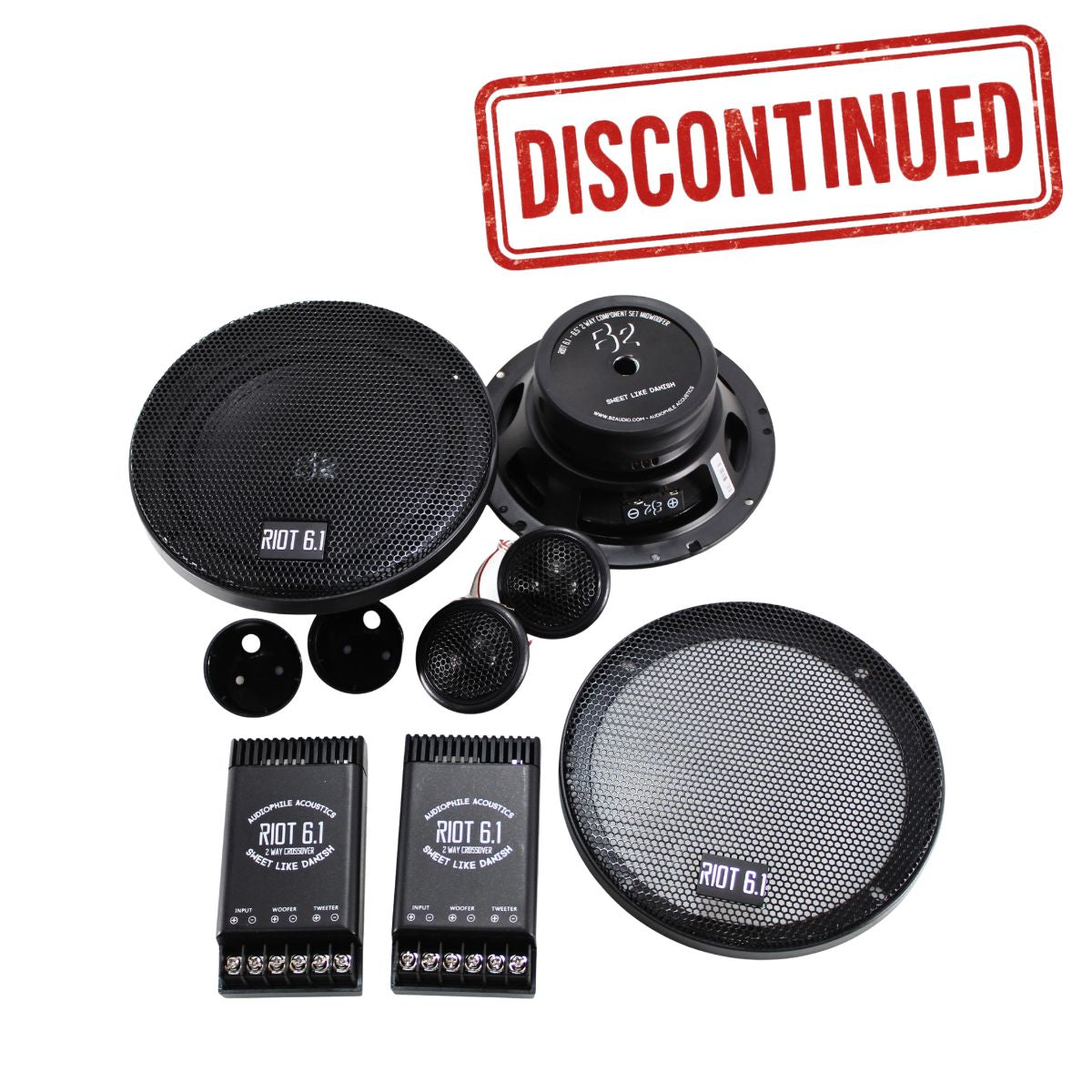 B2 Audio RIOT61 6.5" Speaker 100W RMS 4 Ohm