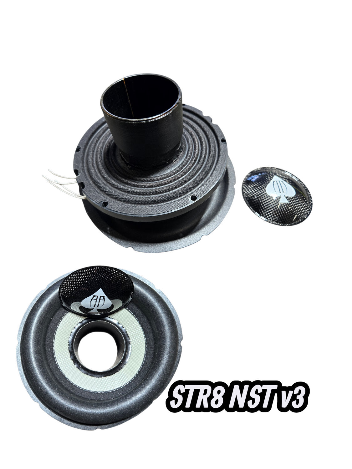 Audio Ace STR8 NST v3 Dual 2-Ohm Subwoofer Recone Kit