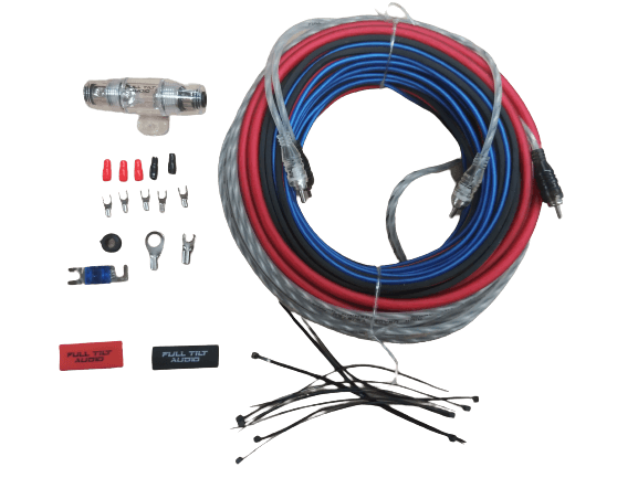Sundown Audio Full Tilt Audio 8 AWG OFC Amplifier Wire Kits