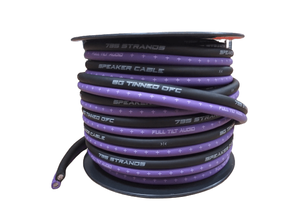 Sundown Audio Full Tilt Audio 50' 8 AWG 100% OFC Speaker Wire
