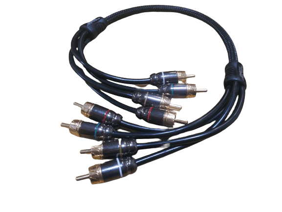 Sundown Audio Full Tilt Audio HQ Series 4-Channel RCA Cable