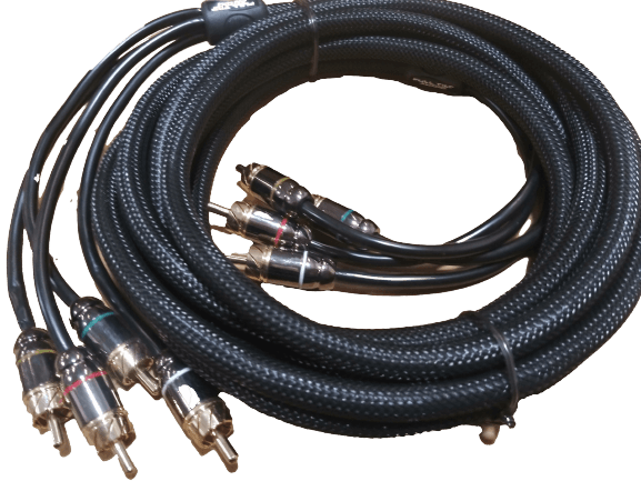 Sundown Audio Full Tilt Audio HQ Series 4-Channel RCA Cable