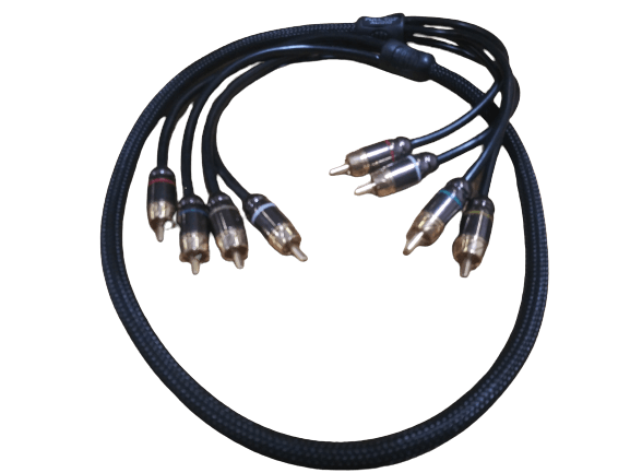 Sundown Audio Full Tilt Audio HQ Series 4-Channel RCA Cable