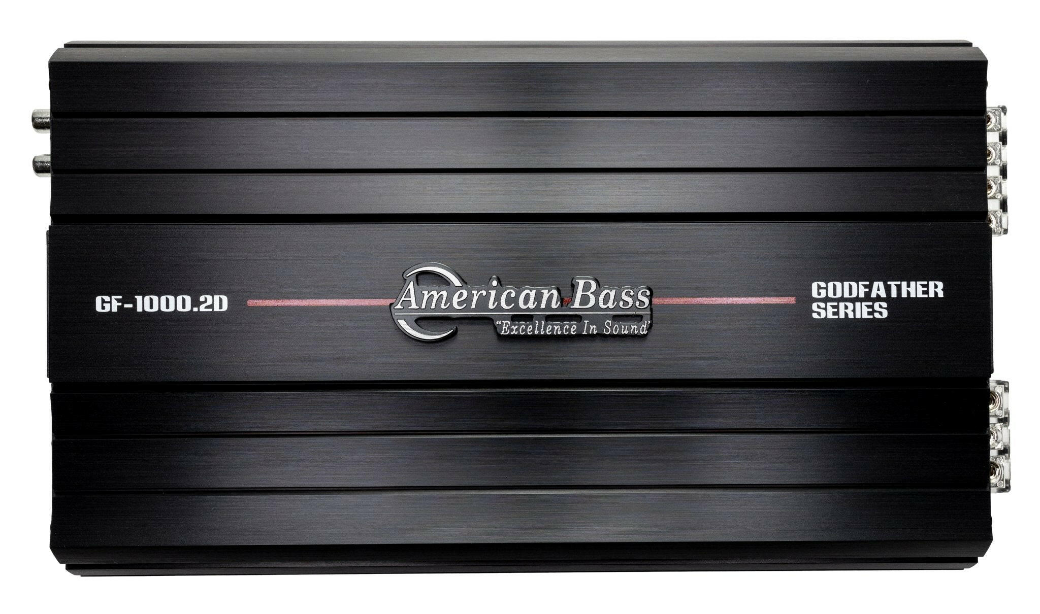 American Bass Godfather 1000.2D Class D High Performance Multichannel Amplifier