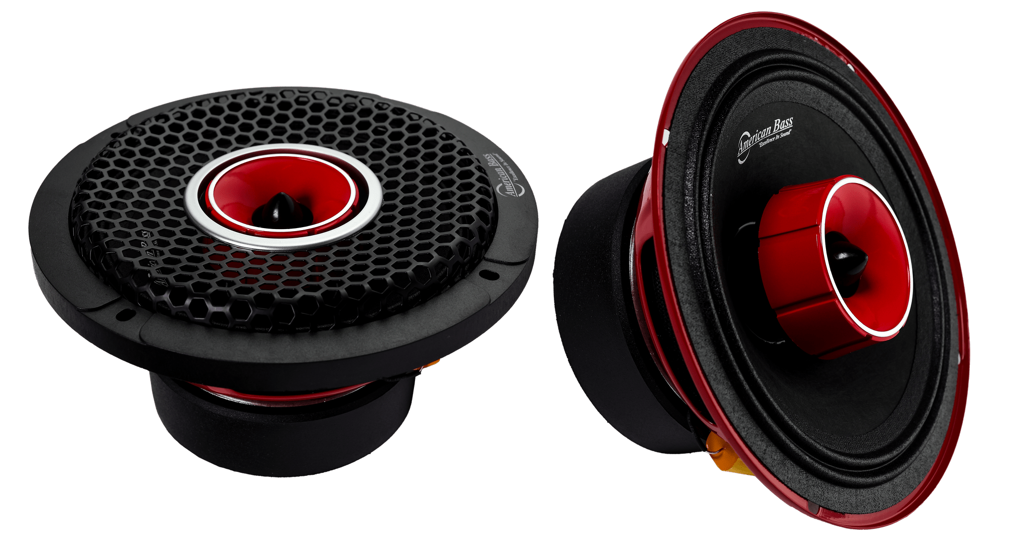 American Bass Godfather 6.5 Midrange Speaker w/Tweeter 300 Watts
