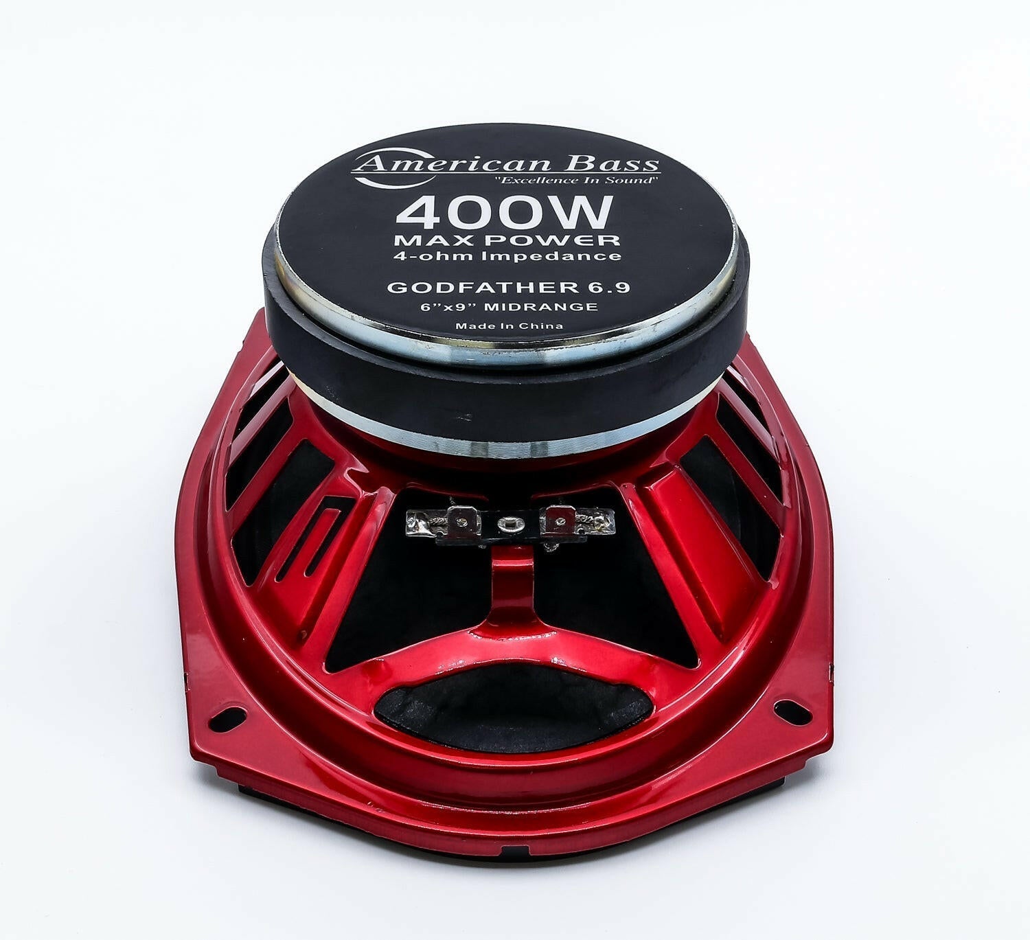 American Bass Godfather 6x9 Midrange Speakers w/Bullet 200 Watts (Pair)