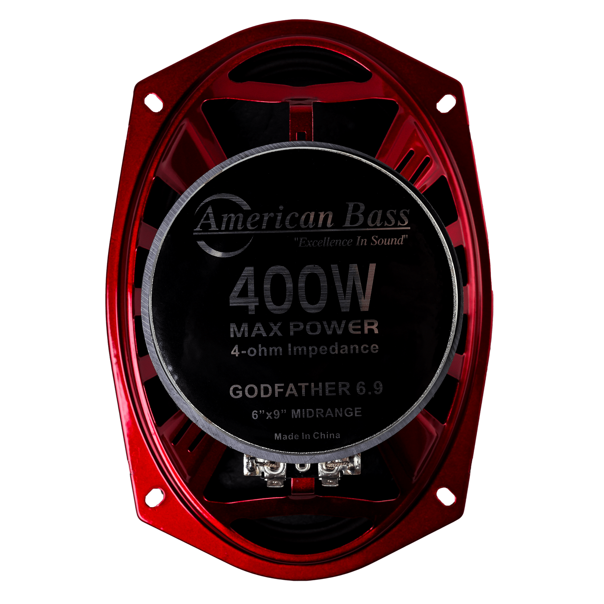 American Bass Godfather 6x9 Midrange Speakers w/Tweeter 300 Watts (Pair)