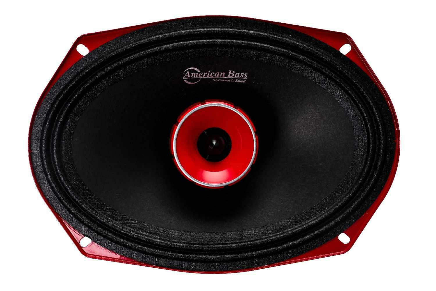 American Bass Godfather 6x9 Midrange Speakers w/Tweeter 300 Watts (Pair)