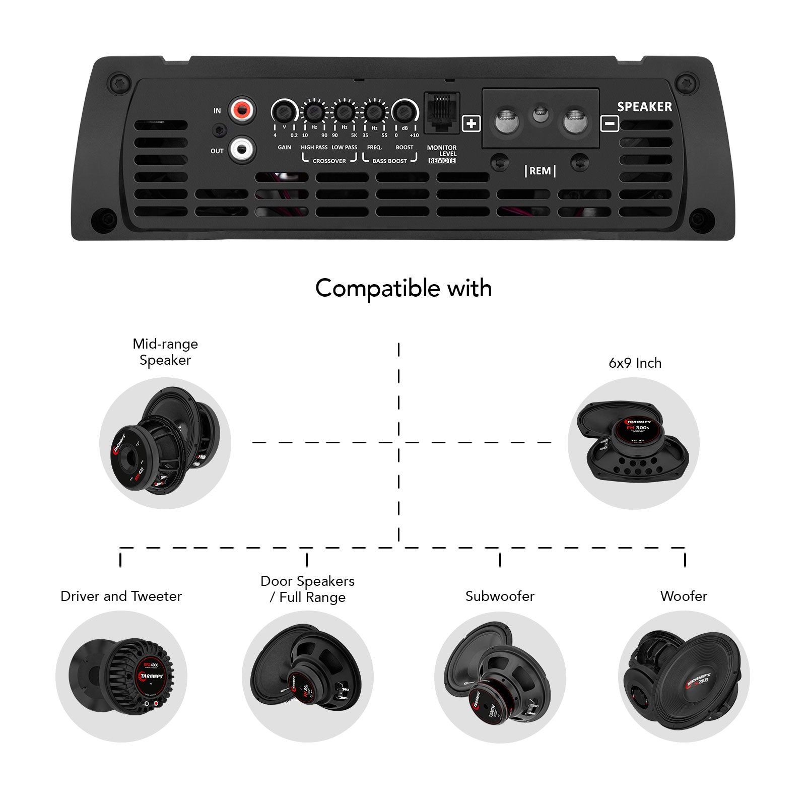 Taramps HD 10000 Car Audio Amplifier - 8