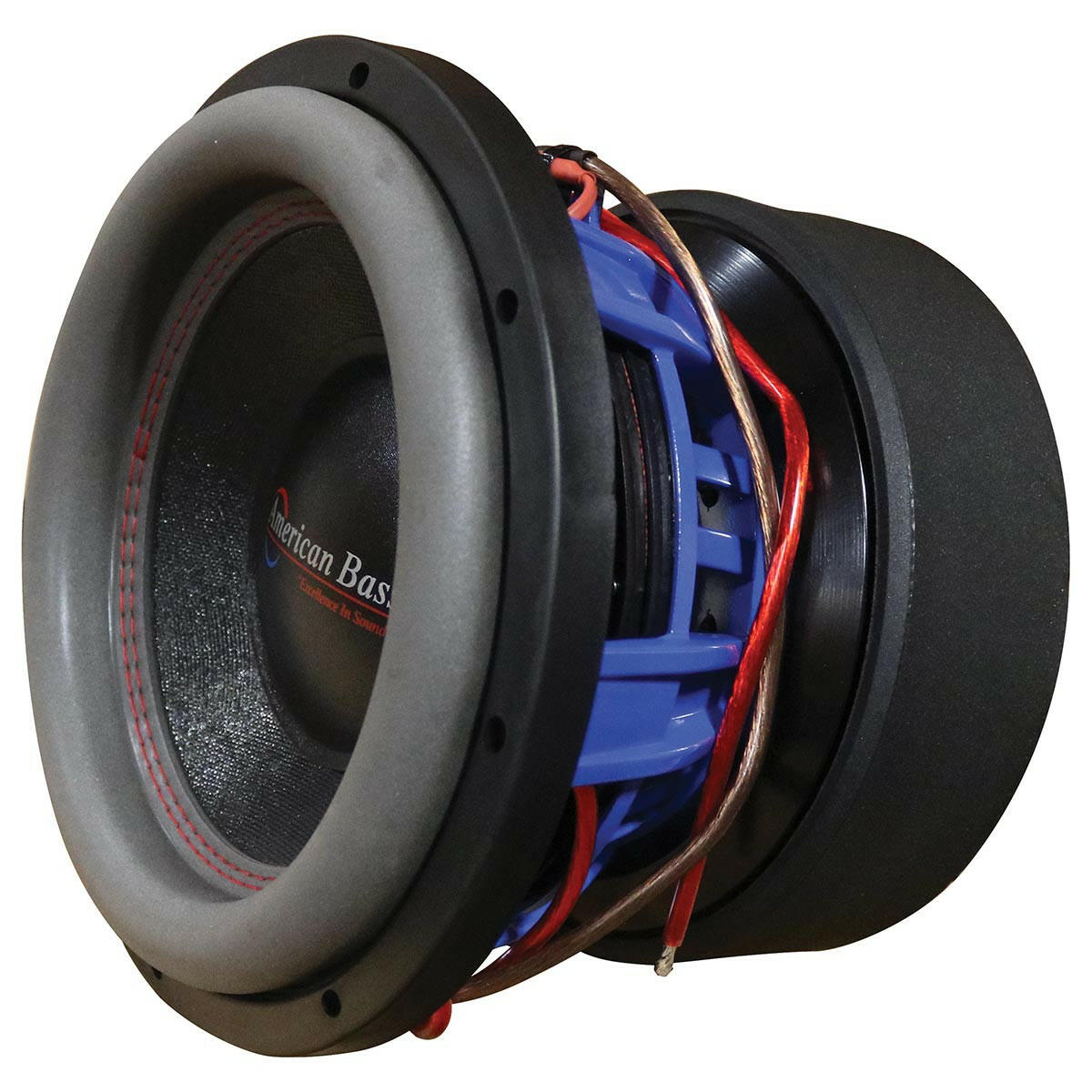 American Bass HD 10" Car Subwoofer 2000 Watts RMS Dual Voice Coil 1 Ohm or 2 Ohm