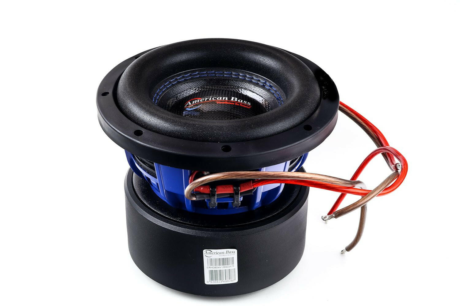 American Bass HD 8" Car Subwoofer 400 Watts RMS Dual Voice Coil 2 Ohm or 4 Ohm