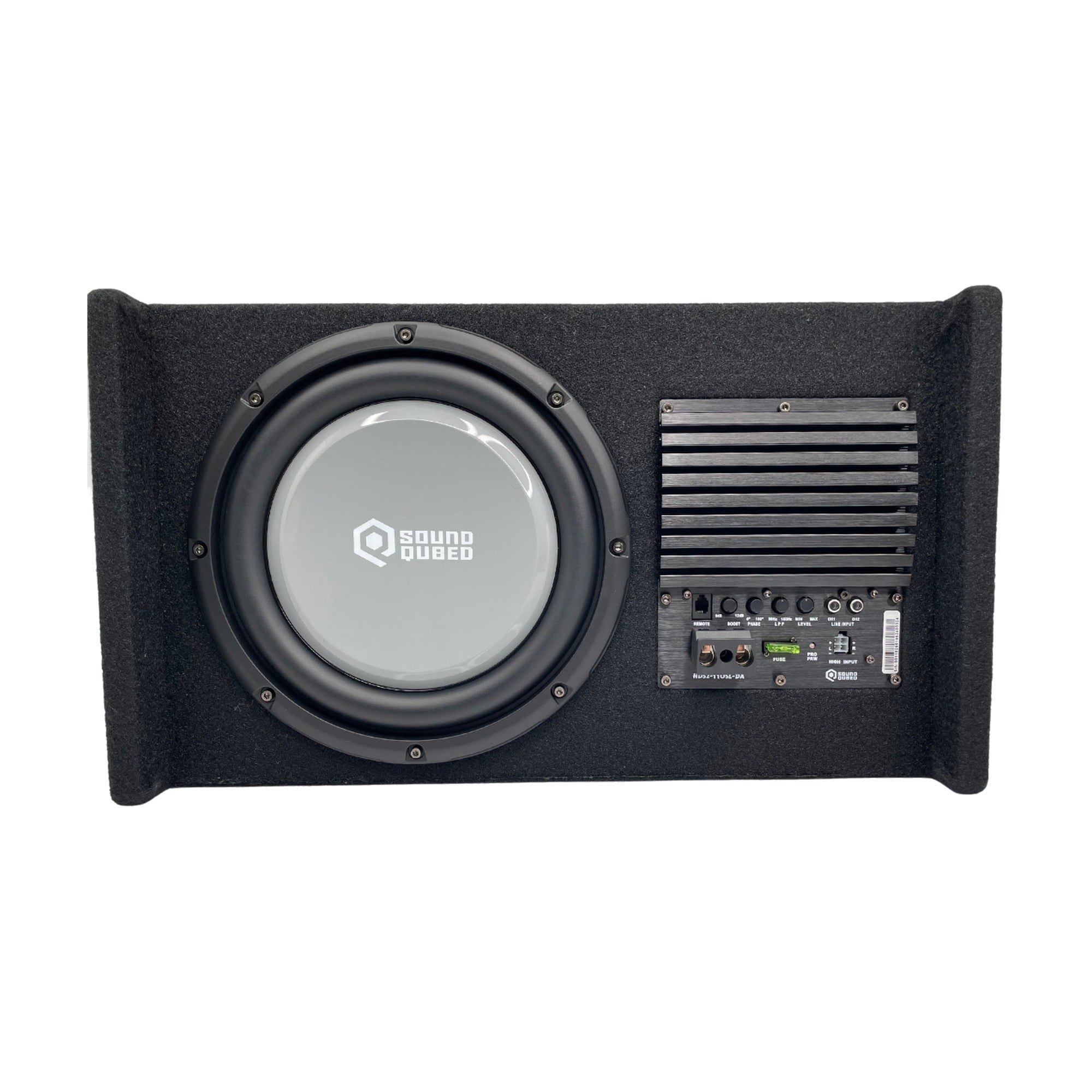 SoundQubed 10" Loaded Ported Subwoofer Enclosure