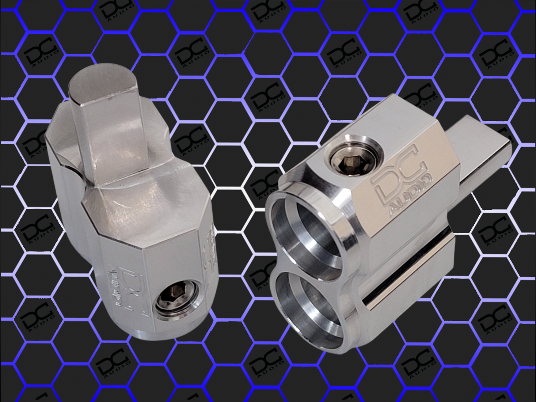 DC Audio Dual 1/0 AWG Amplifier Input Terminals (Set)