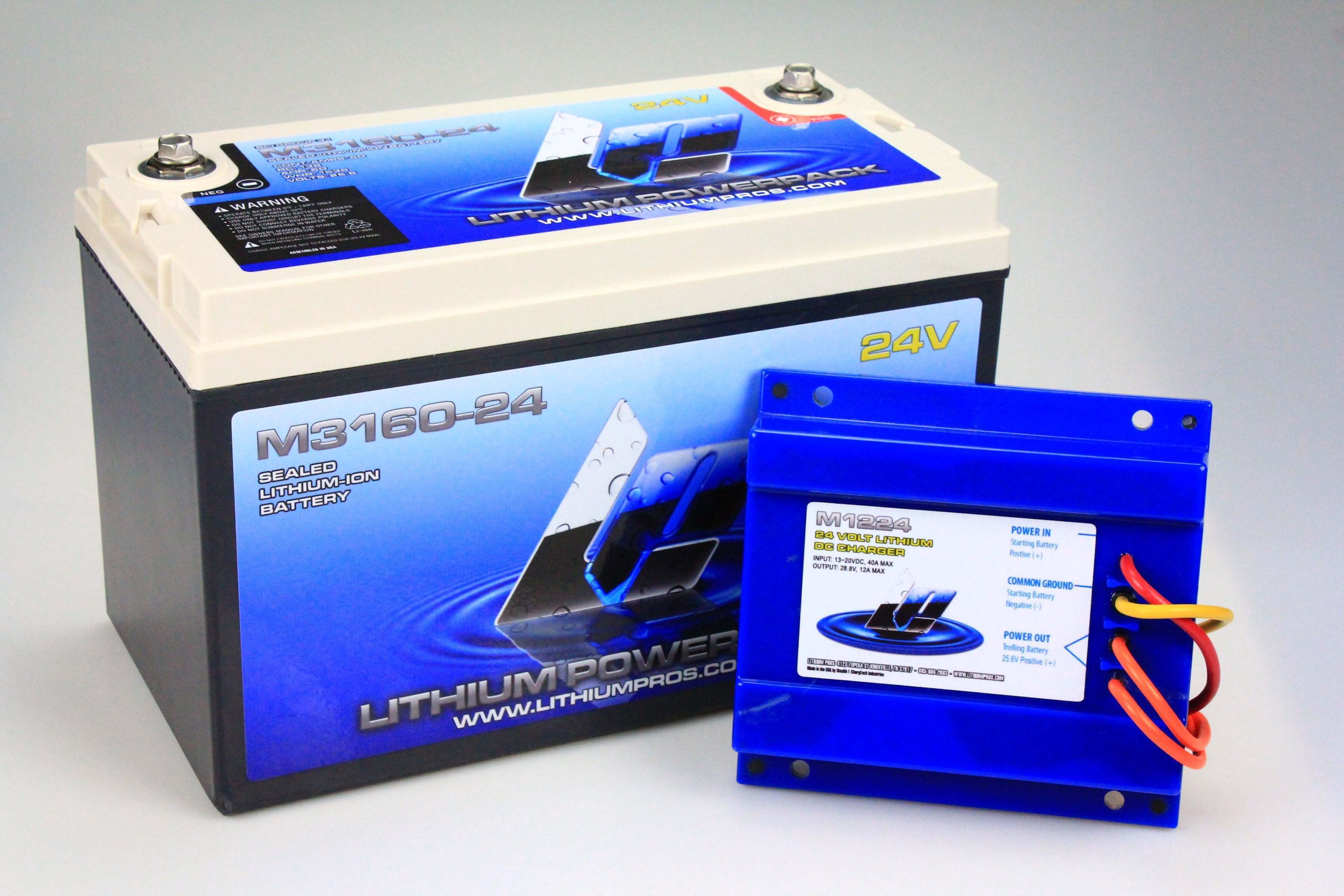 Lithium Pros M3175-24 25.6V 60Ah LiFePO4 Lithium Trolling Motor Battery – JS Ultimate Sounds