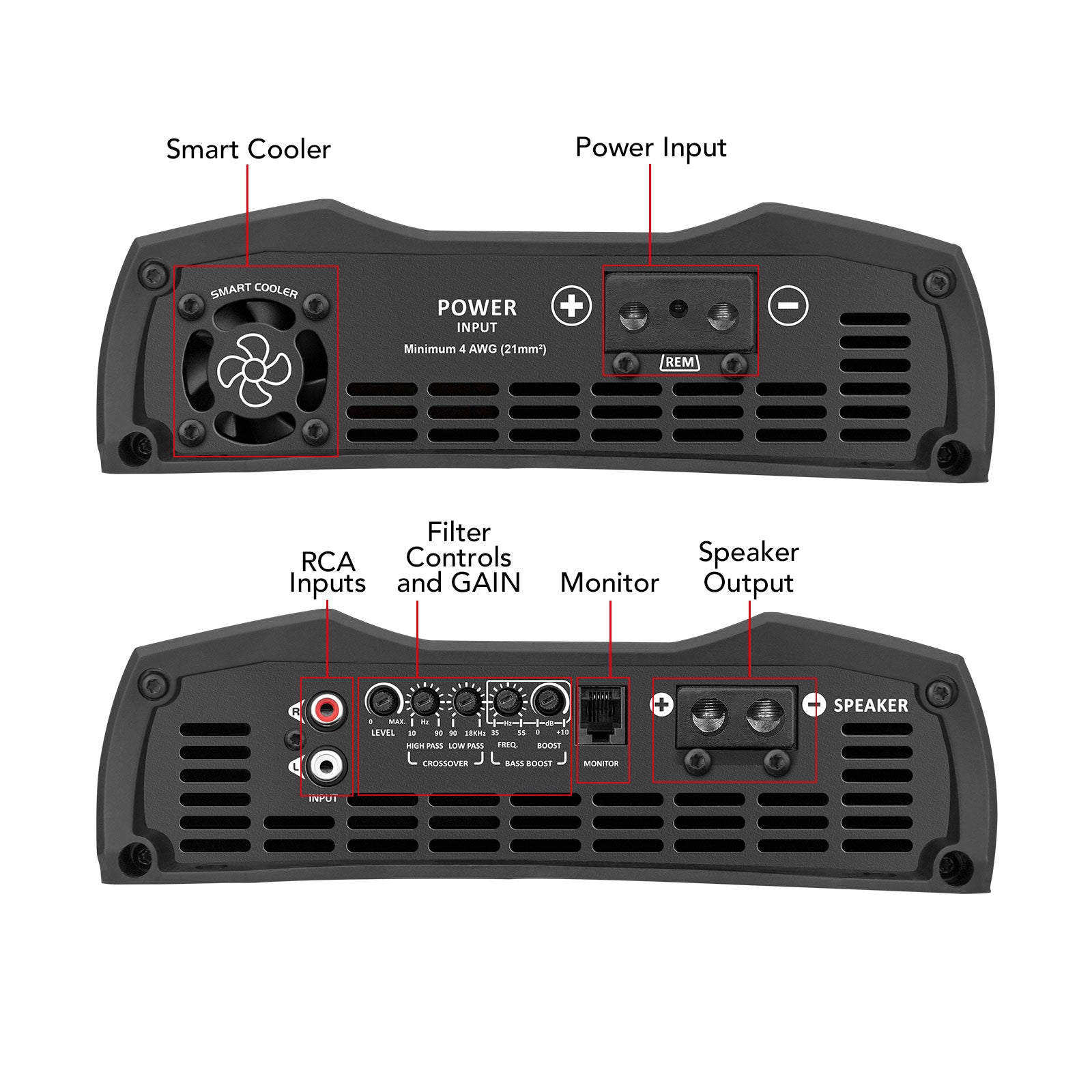 Taramps MD 3000.1 Car Audio Amplifier - 8