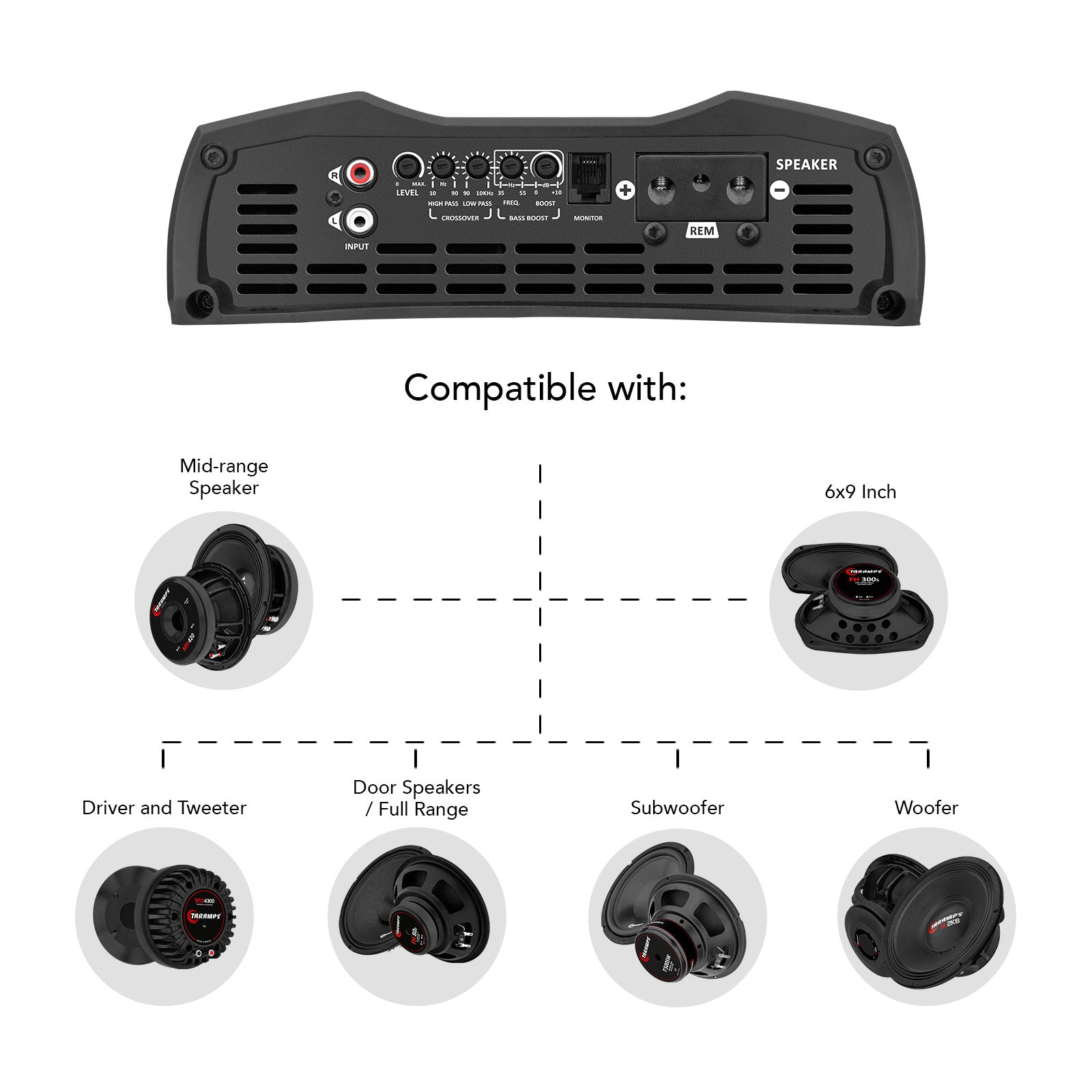 Taramps MD 5000.1 Car Audio Amplifier - 8