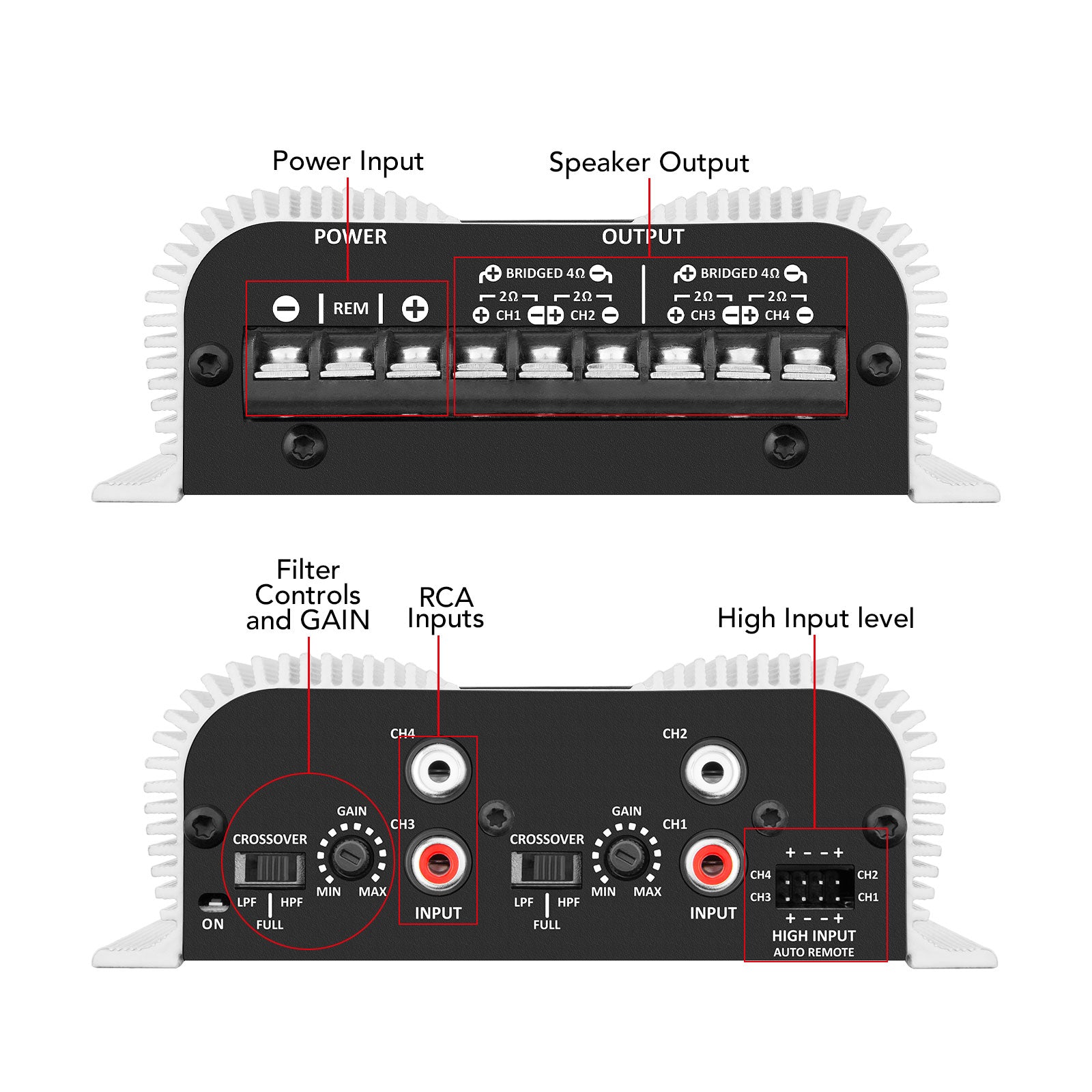 Taramps HD 3000 2 OHM + TS 400x4 2 OHM Car Audio Amplifier COMBO - 6