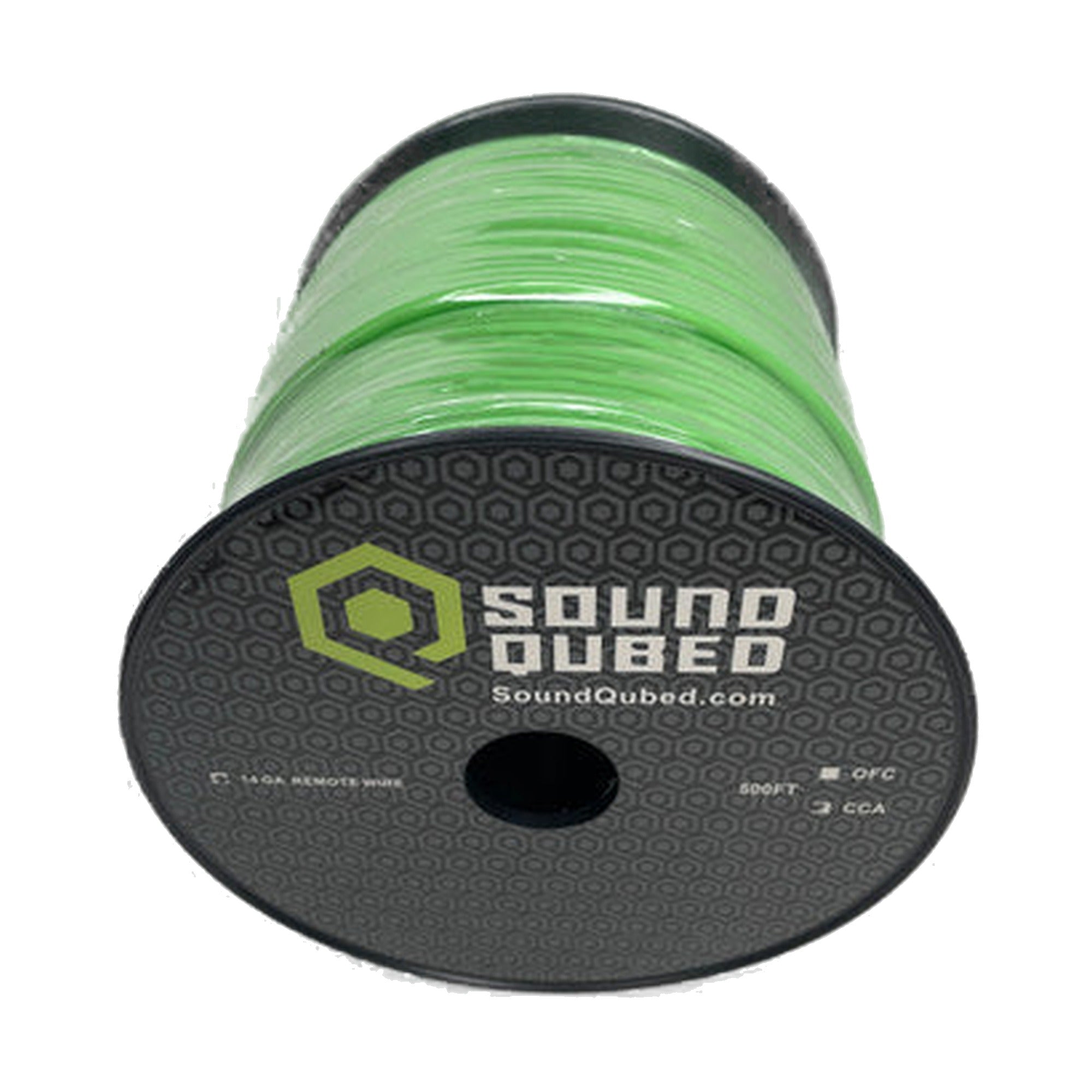 SoundQubed Primary wire Remote Wire (spool) 500 Ft. GRN