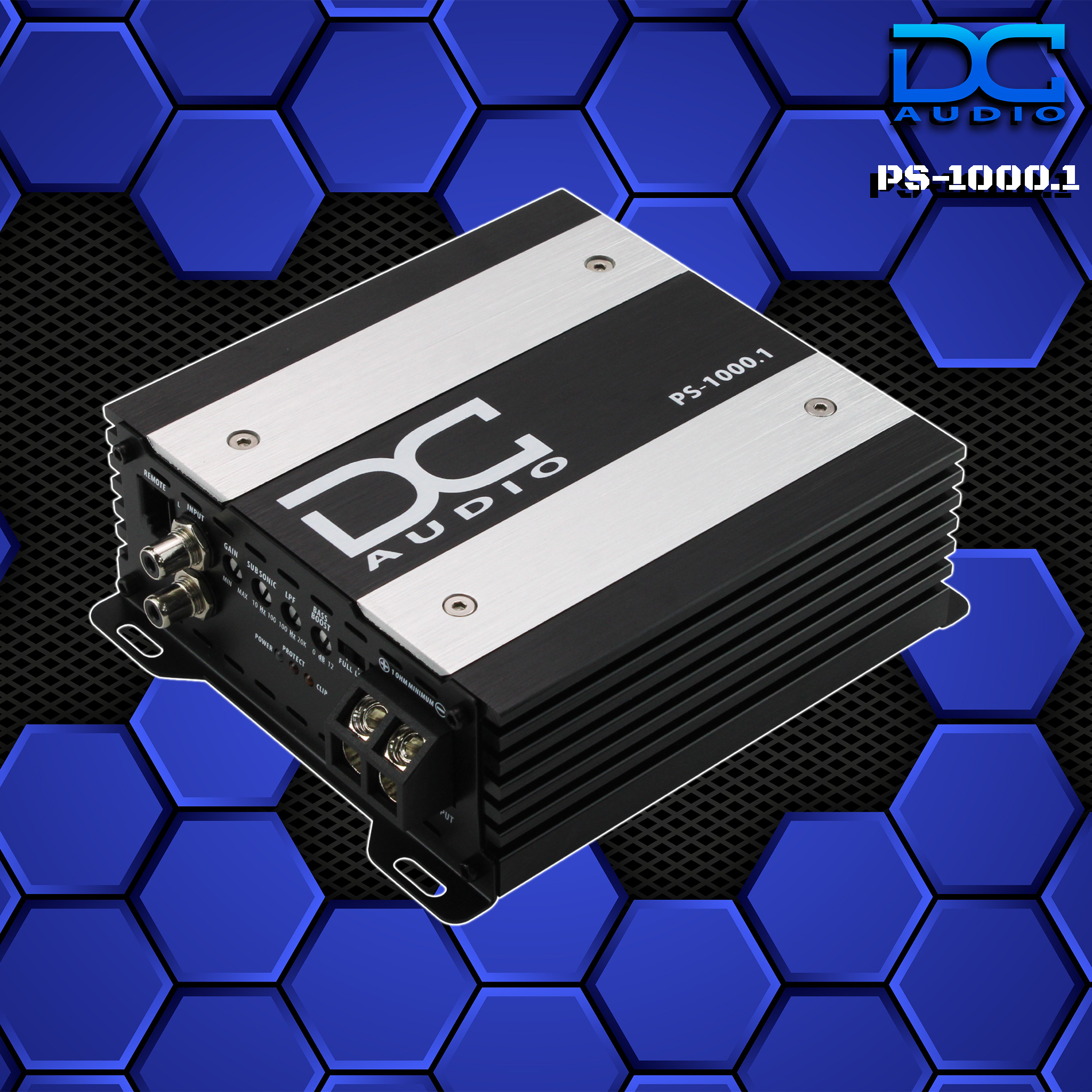 DC Audio PS1000x1 Monoblock Amplifier 1000W RMS 1 Ohm