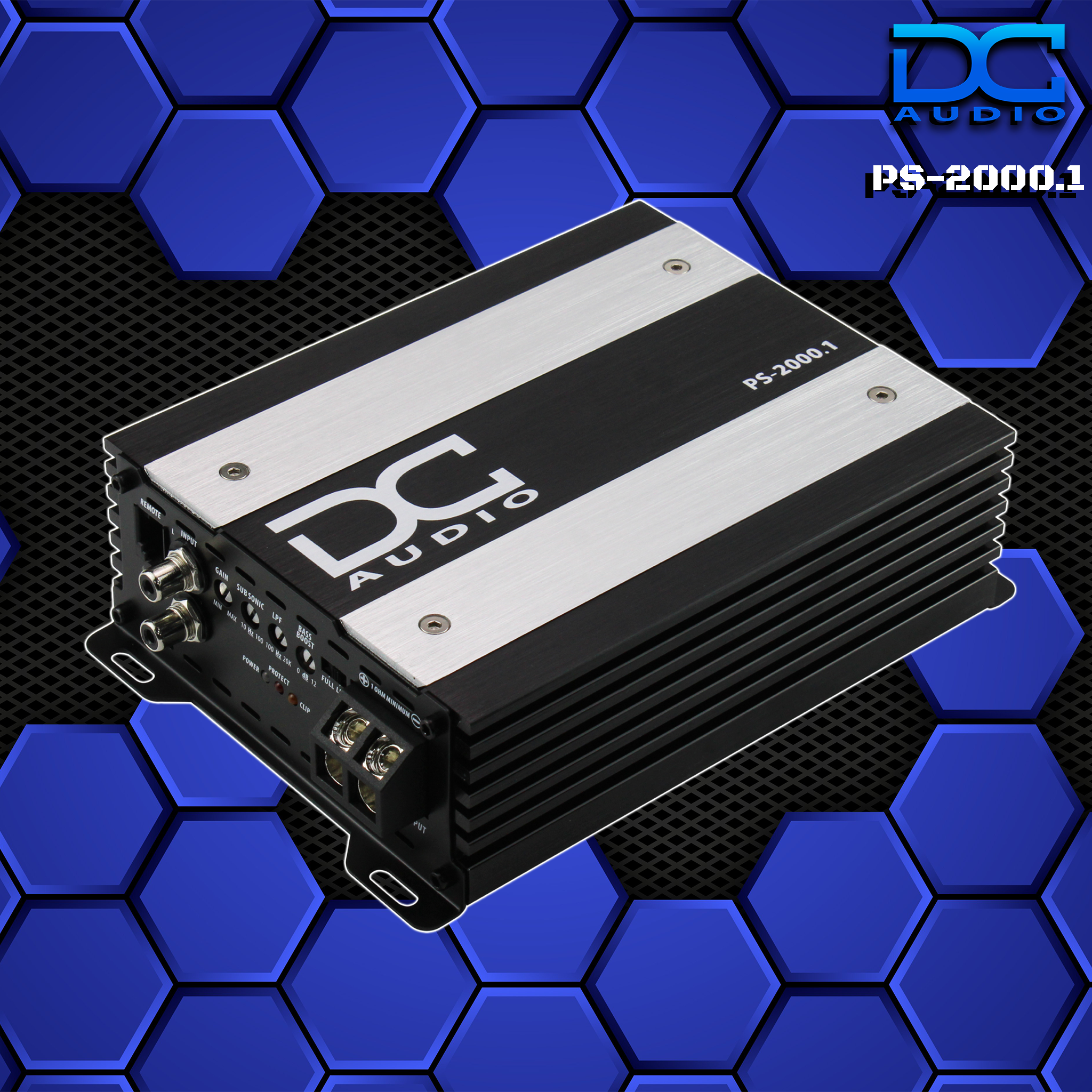 DC Audio PS2000x1 Monoblock Amplifier 2000W RMS 1 Ohm