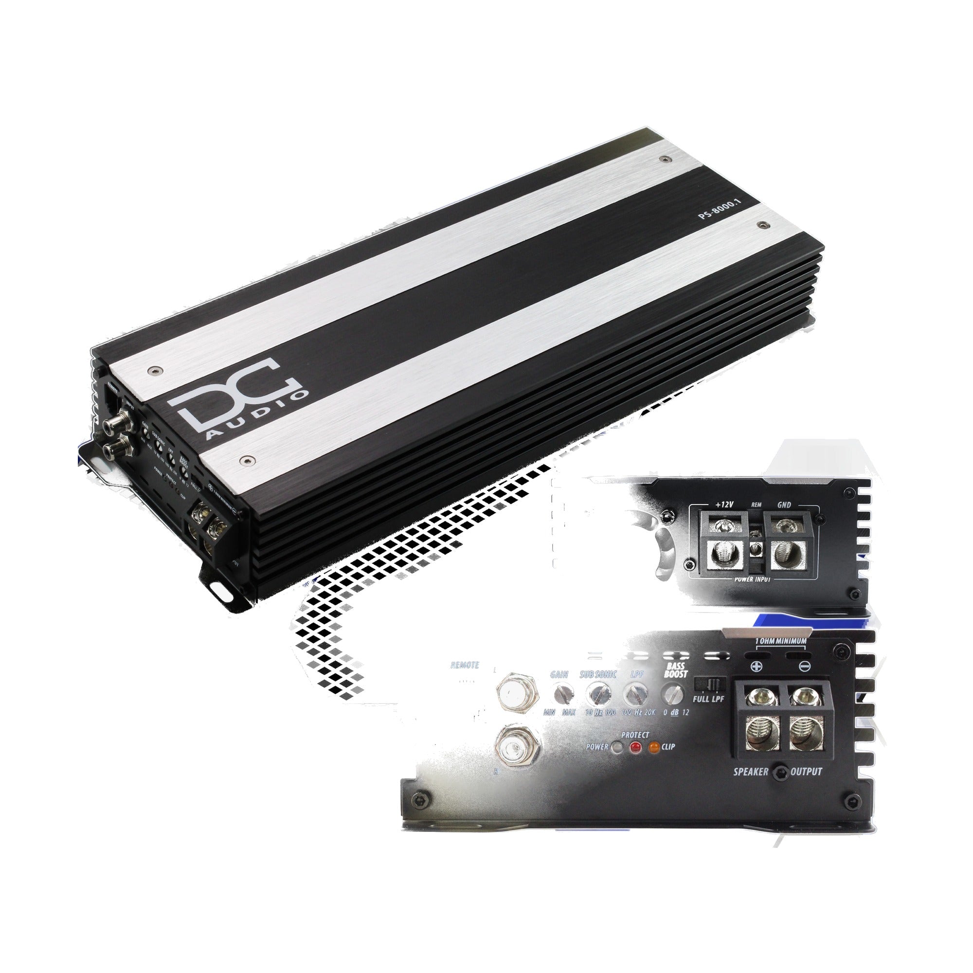 DC Audio PS8000x1 Monoblock Amplifier 8000W RMS 1 Ohm
