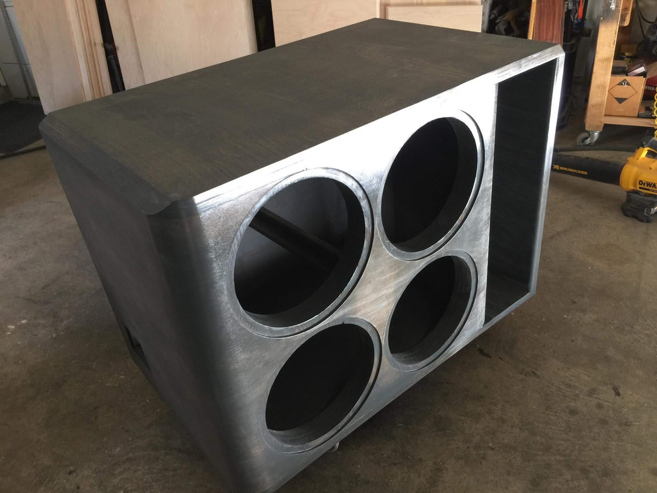Down4Sound Quad 15" Custom Kerf Ported Subwoofer Box (hand Made IN The Usa) Subwoofer Enclosure