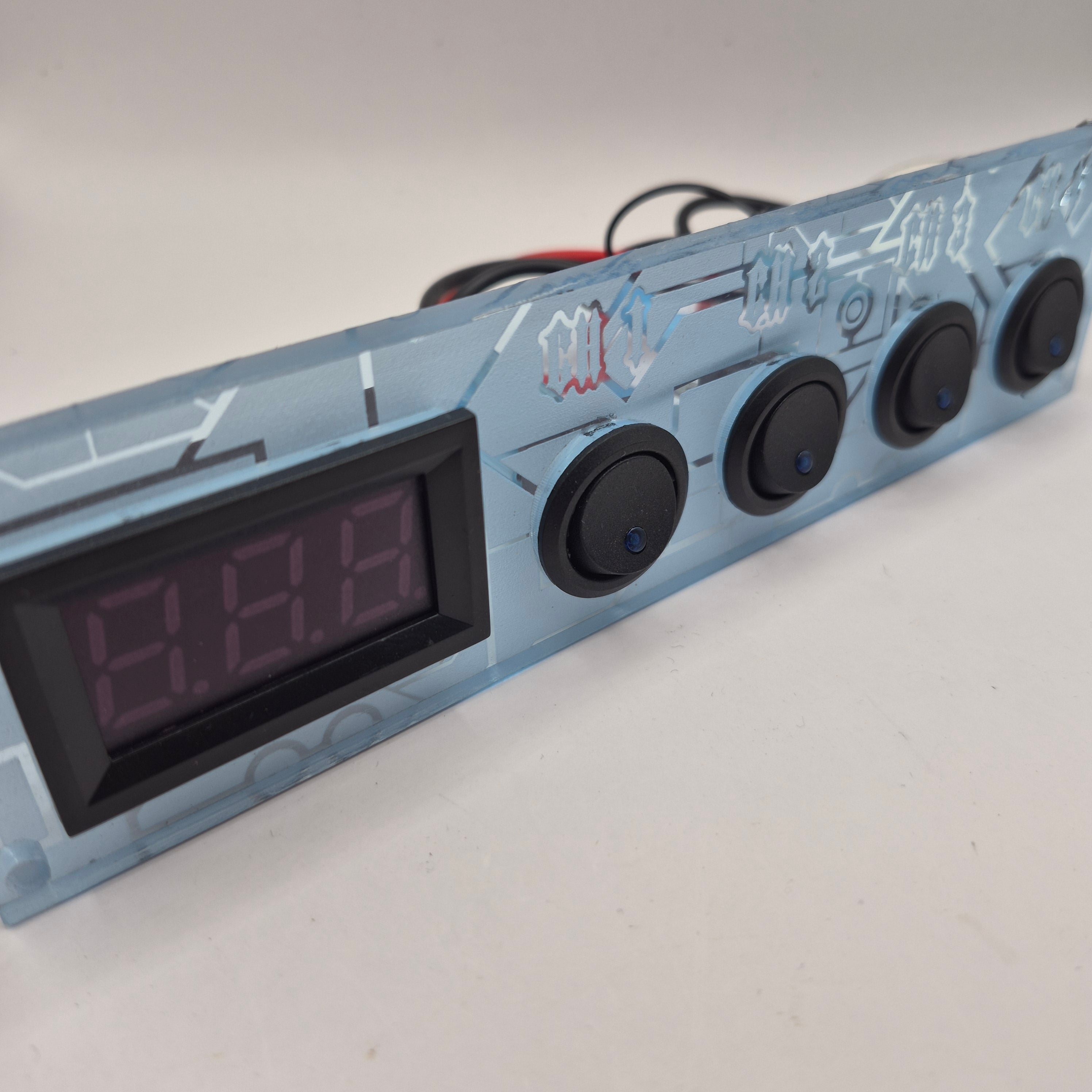 315 Custom Audio Switch Panel with Voltmeter