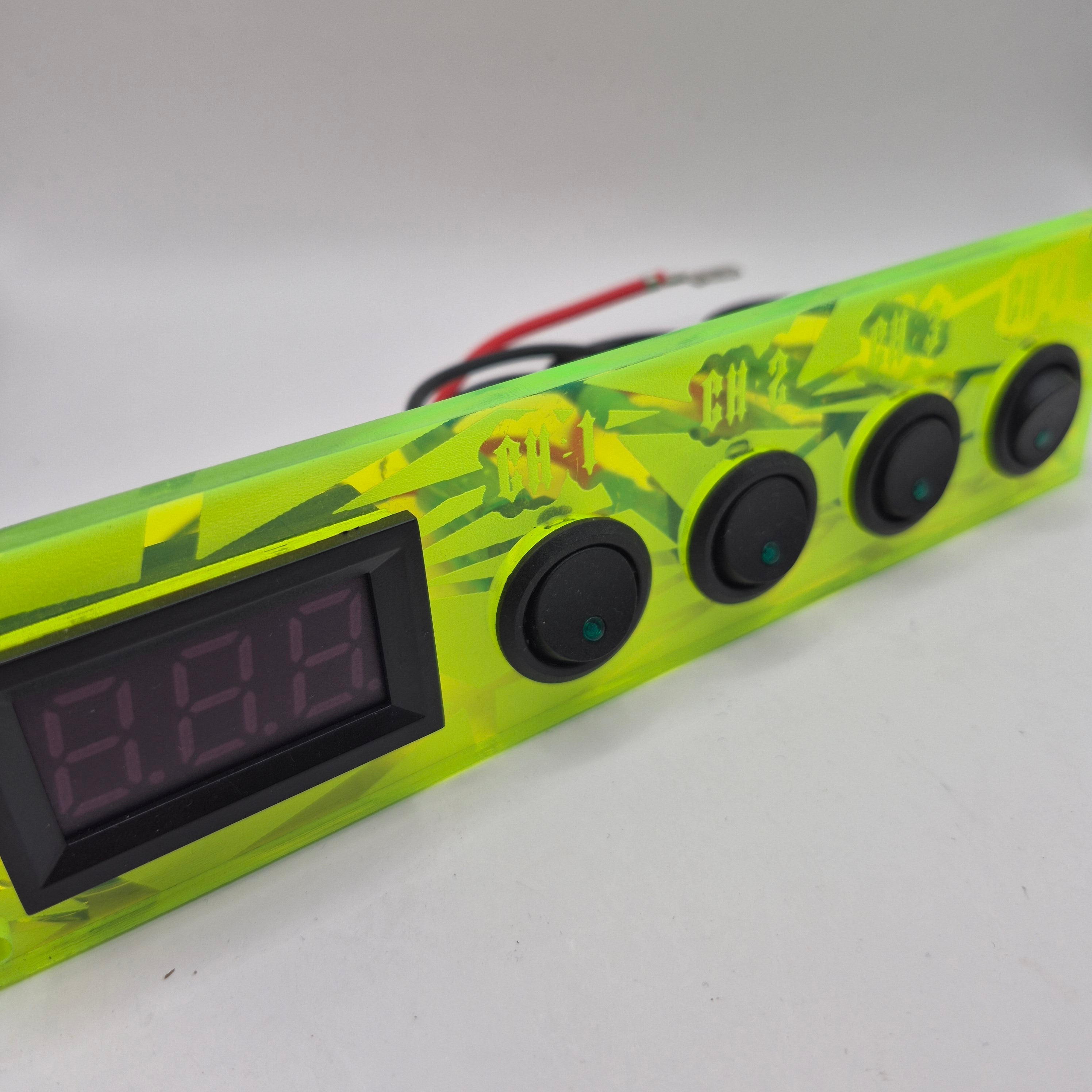 315 Custom Audio Switch Panel with Voltmeter