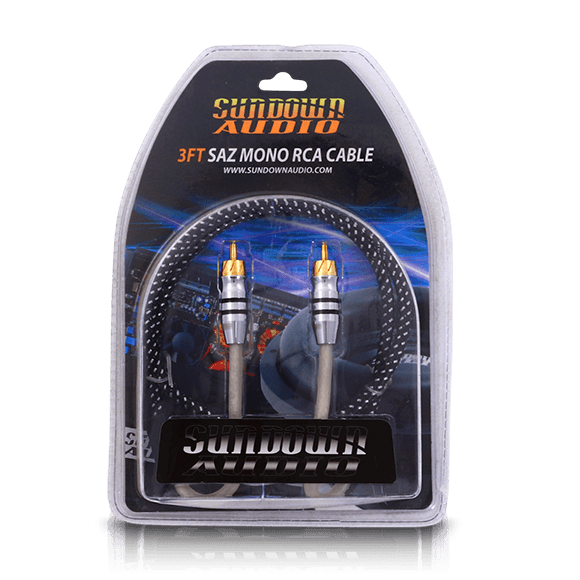 Sundown Audio SAZ1-3FT Mono Channel RCA Interconnects