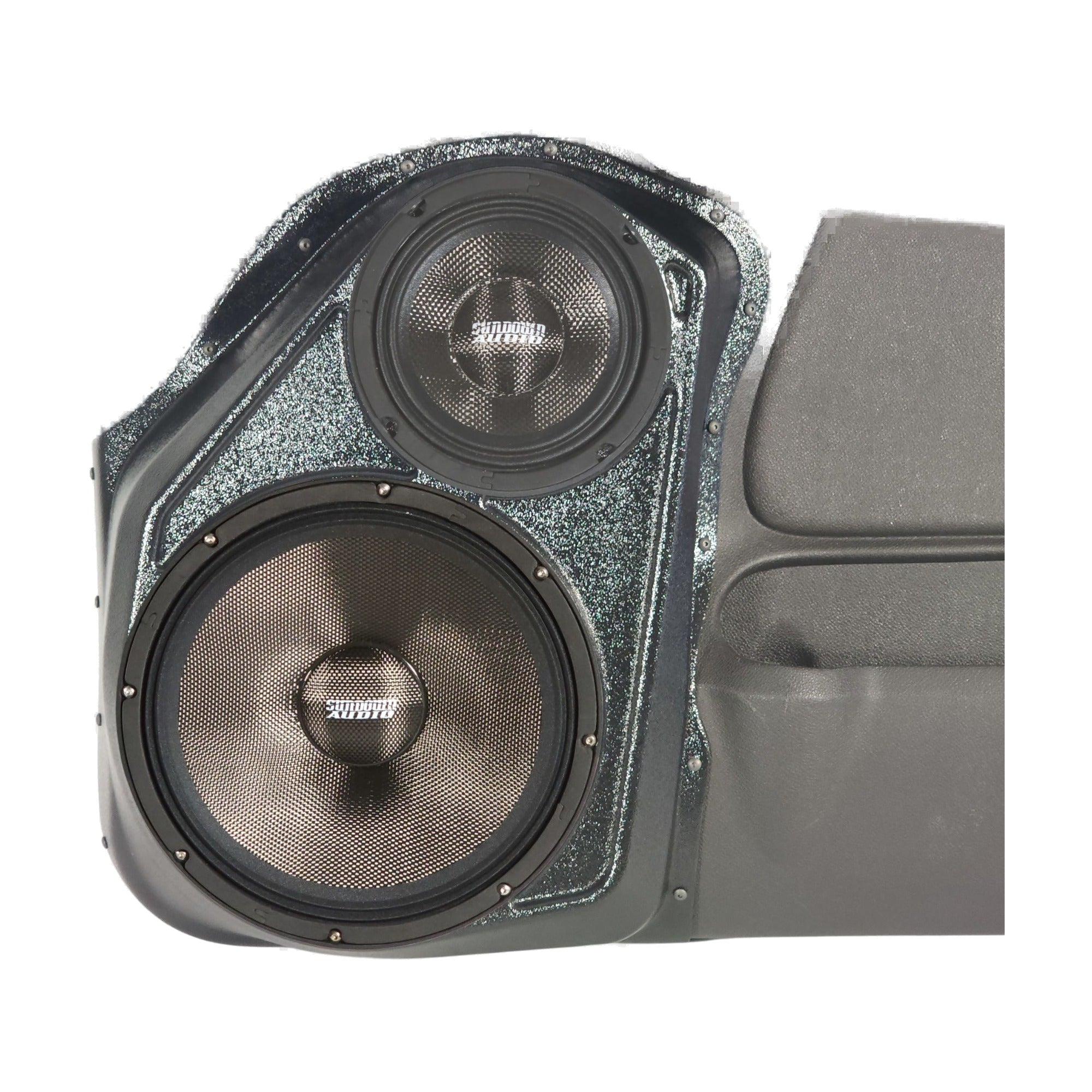 Custom Speaker Pods 07-GM-FT-UH-EW-FD-T6 10" + 6.5" Front Pods - 07-09 Escalade