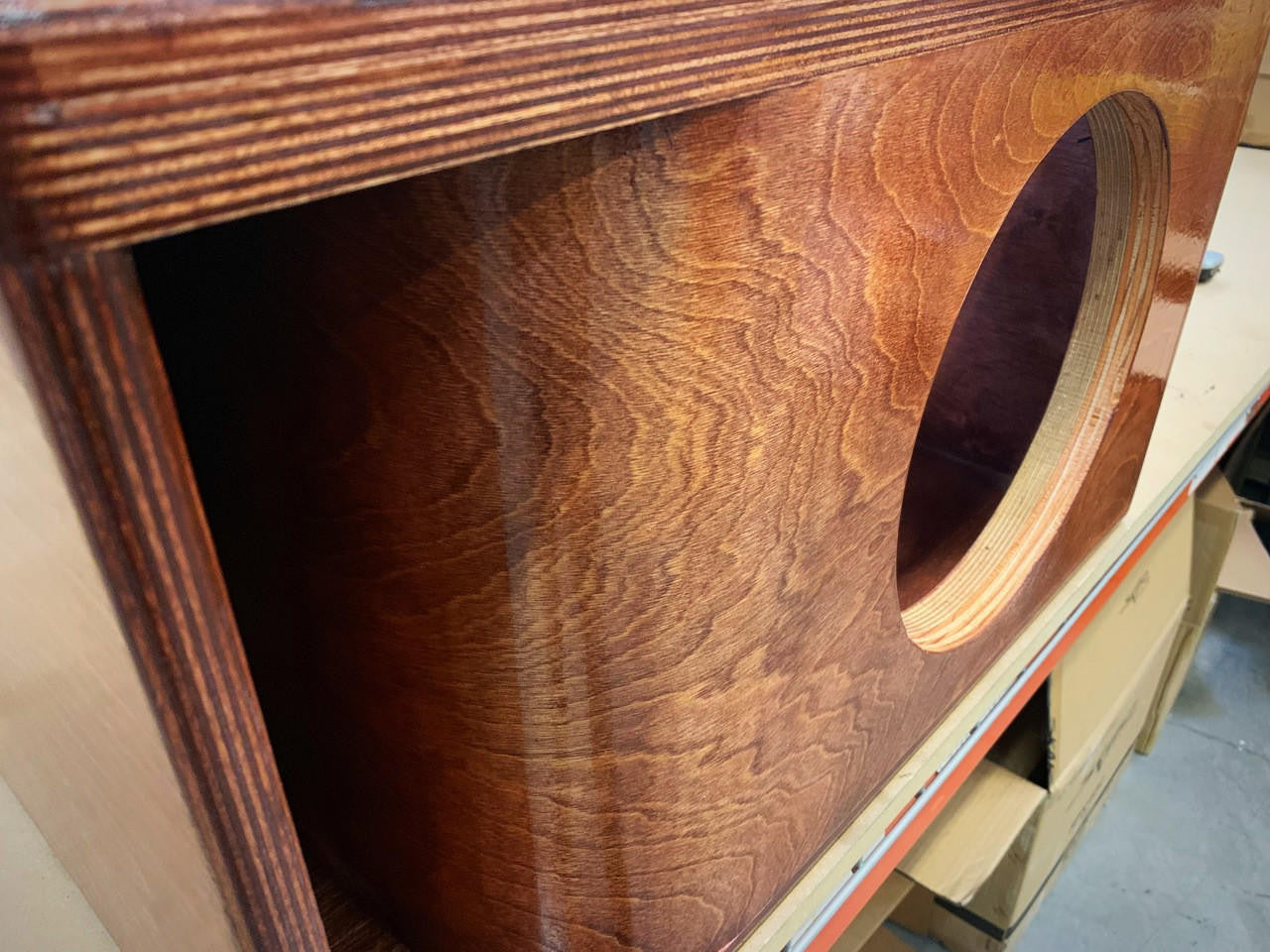 Down4Sound Single 10" Custom Kerf Ported Subwoofer Box (hand Made IN The Usa) Subwoofer Enclosure