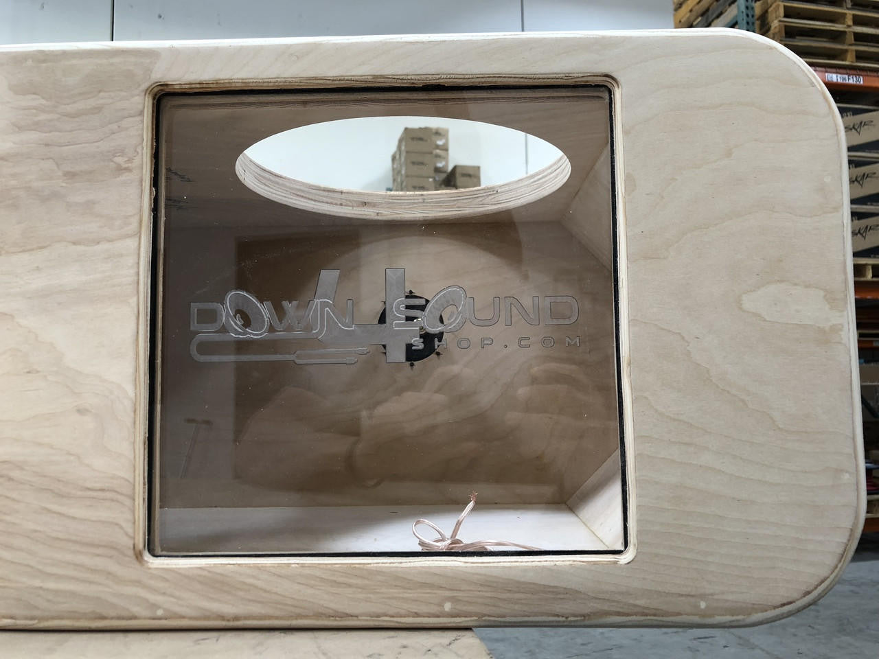 Down4Sound Single 12" Custom Kerf Ported Subwoofer Box (hand Made IN The Usa) Subwoofer Enclosure