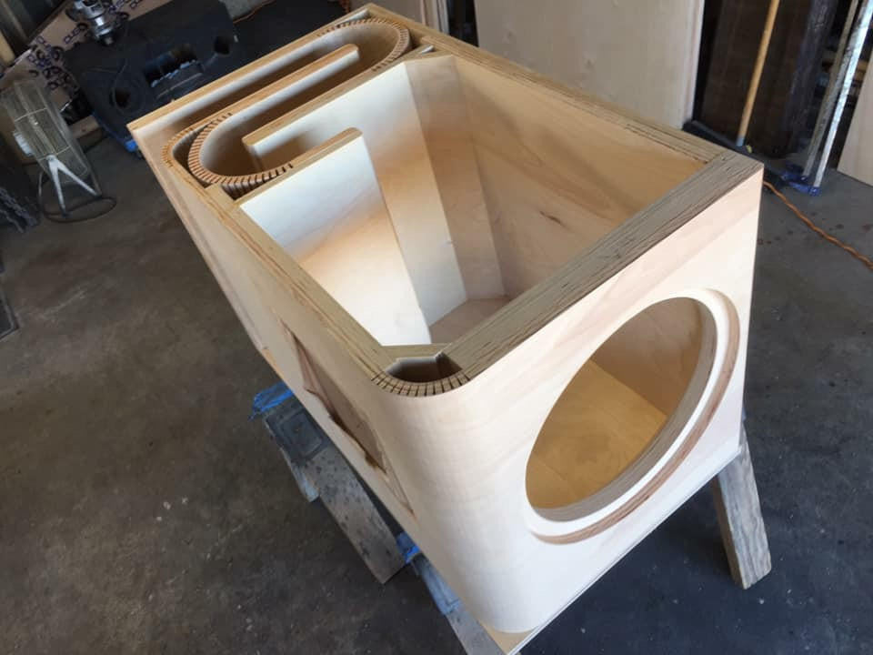 Down4Sound Single 15" Custom Kerf Ported Subwoofer Box (hand Made IN The Usa) Subwoofer Enclosure