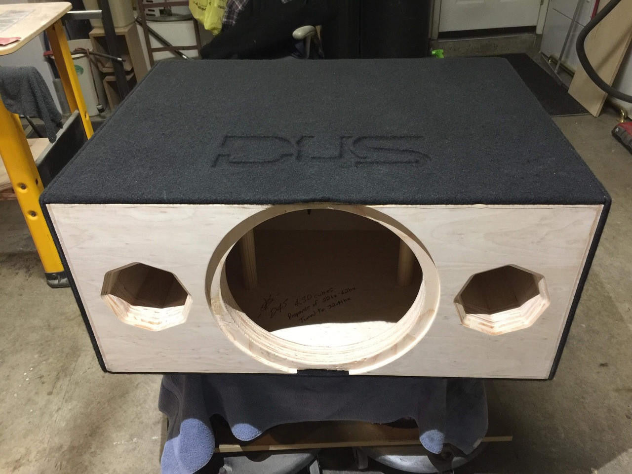 Down4Sound Single 15" Custom Kerf Ported Subwoofer Box (hand Made IN The Usa) Subwoofer Enclosure