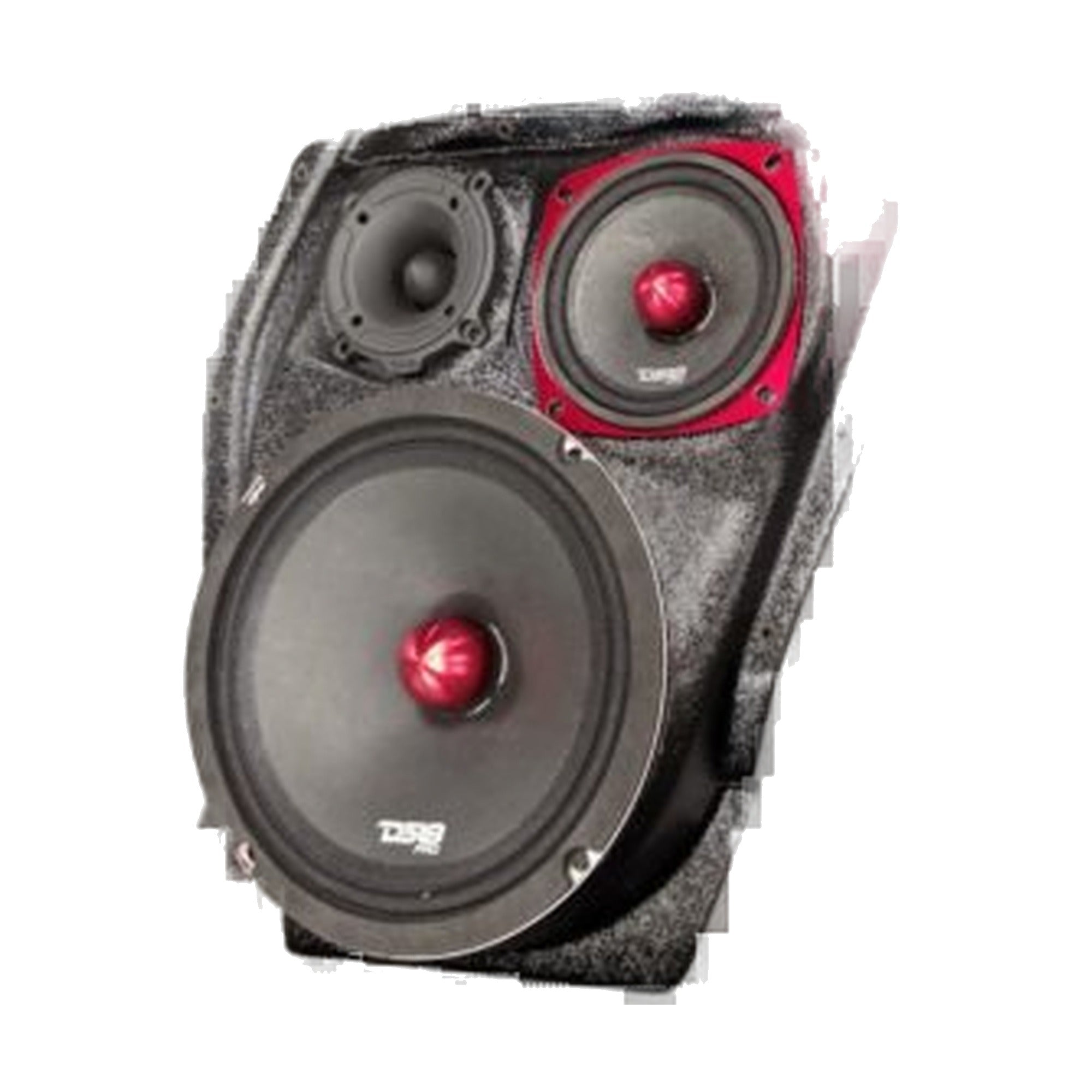 Custom Speaker Pods 06-DD-FP-UV-EW-FD-8J 8" and 4" and 3.5" Pods - 06-08 Ram