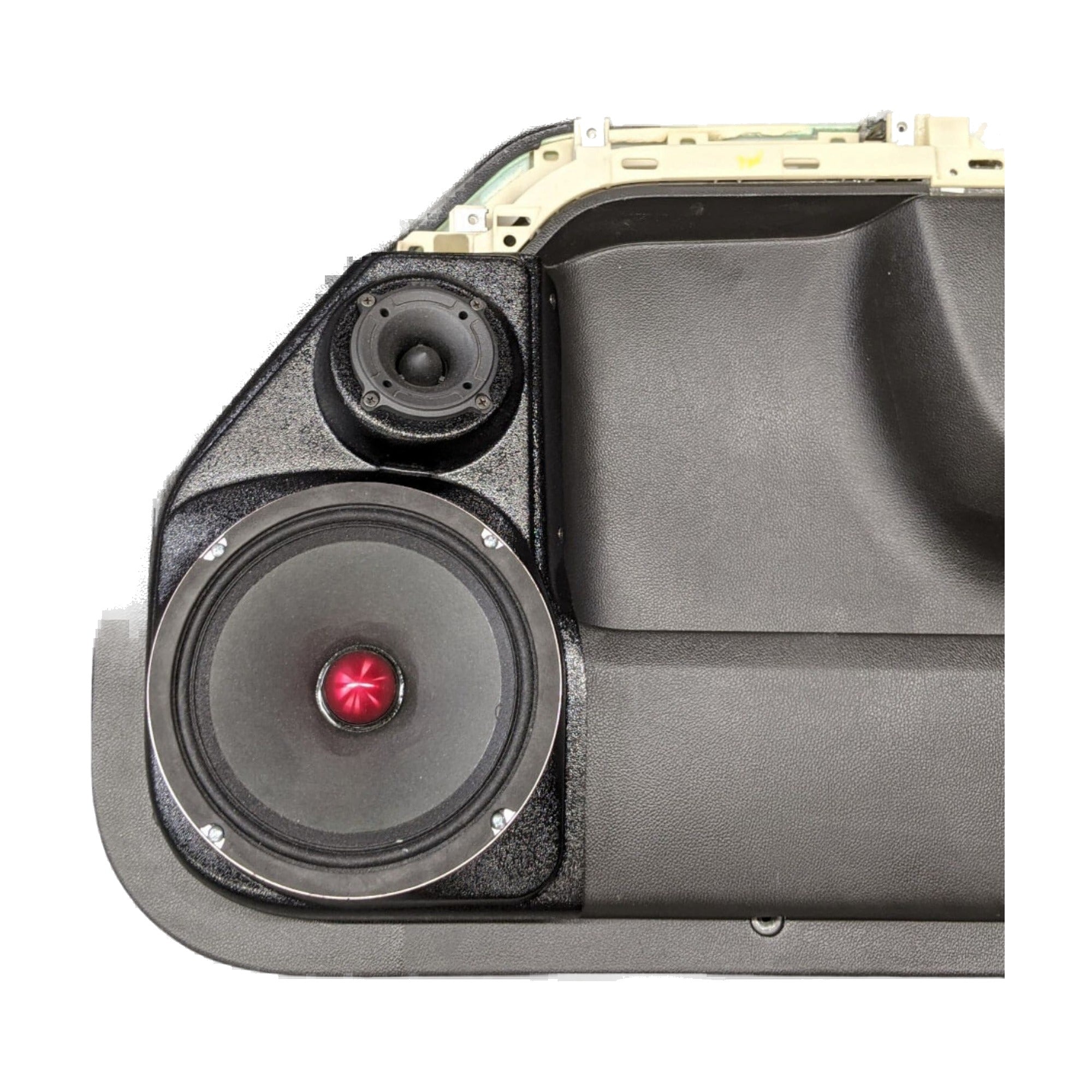 Custom Speaker Pods 14-GM-FP-UV-EW-FD-83 8" + 3.5" Front Pods - 14-18 Silverado