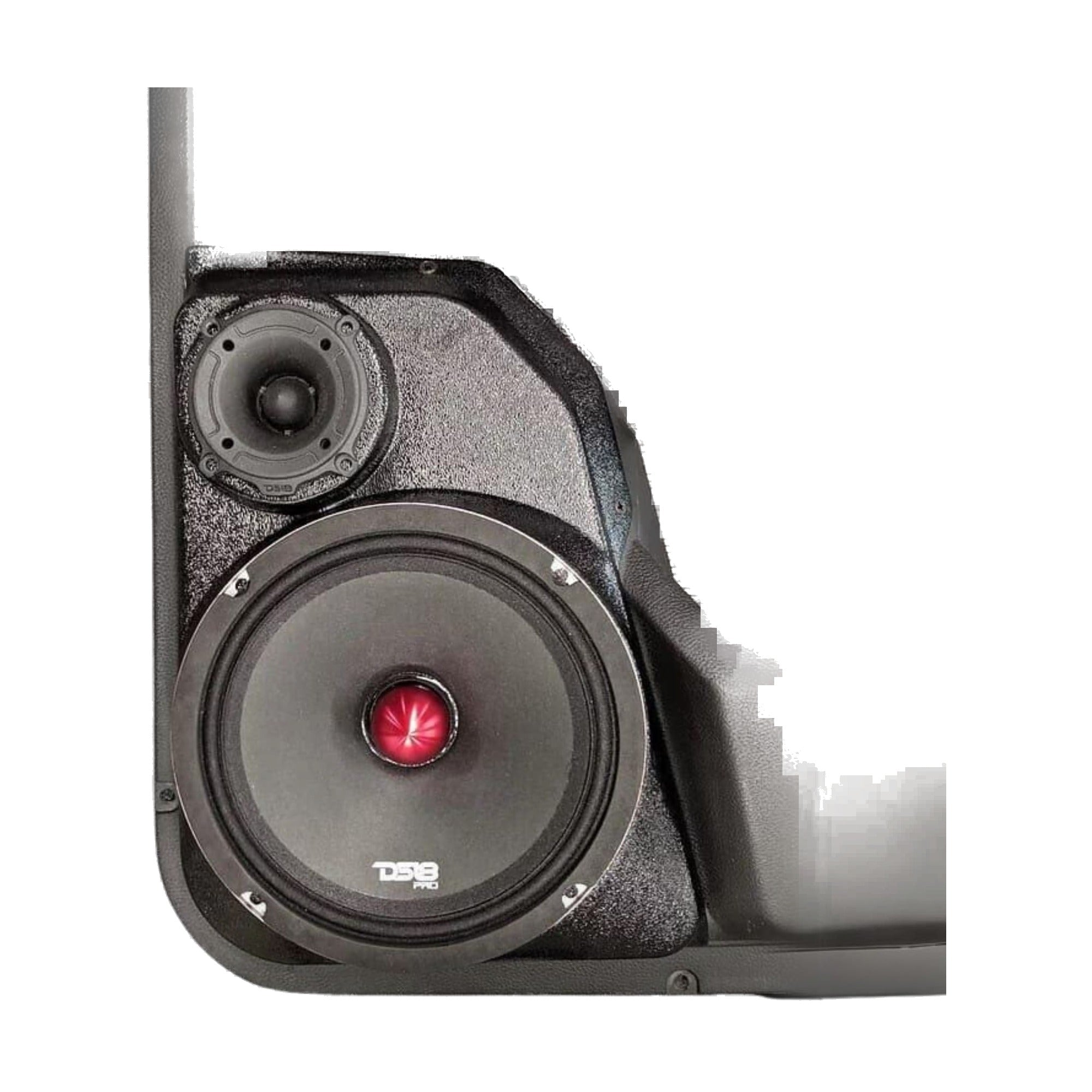 Custom Speaker Pods 09-DD-FP-CC-EW-RD-83 8" + 3.5" Rear Pods - 09-18 Ram