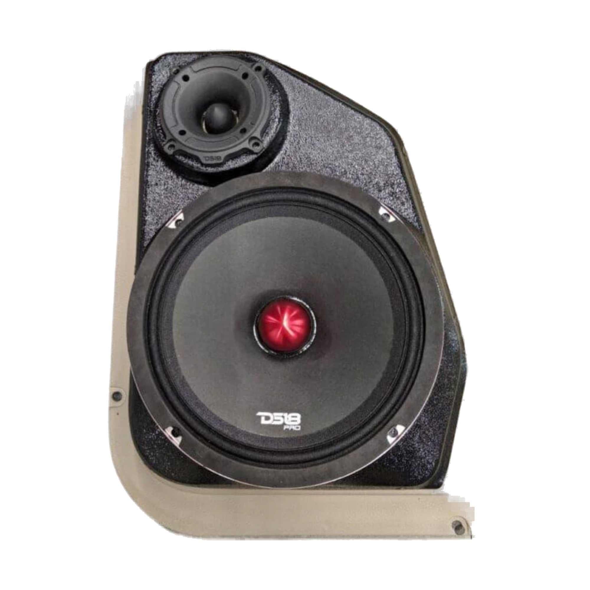 Custom Speaker Pods 09-DD-FP-EC-MW-RD-83 8" + 3.5" Rear Pods - 09-18 Ram