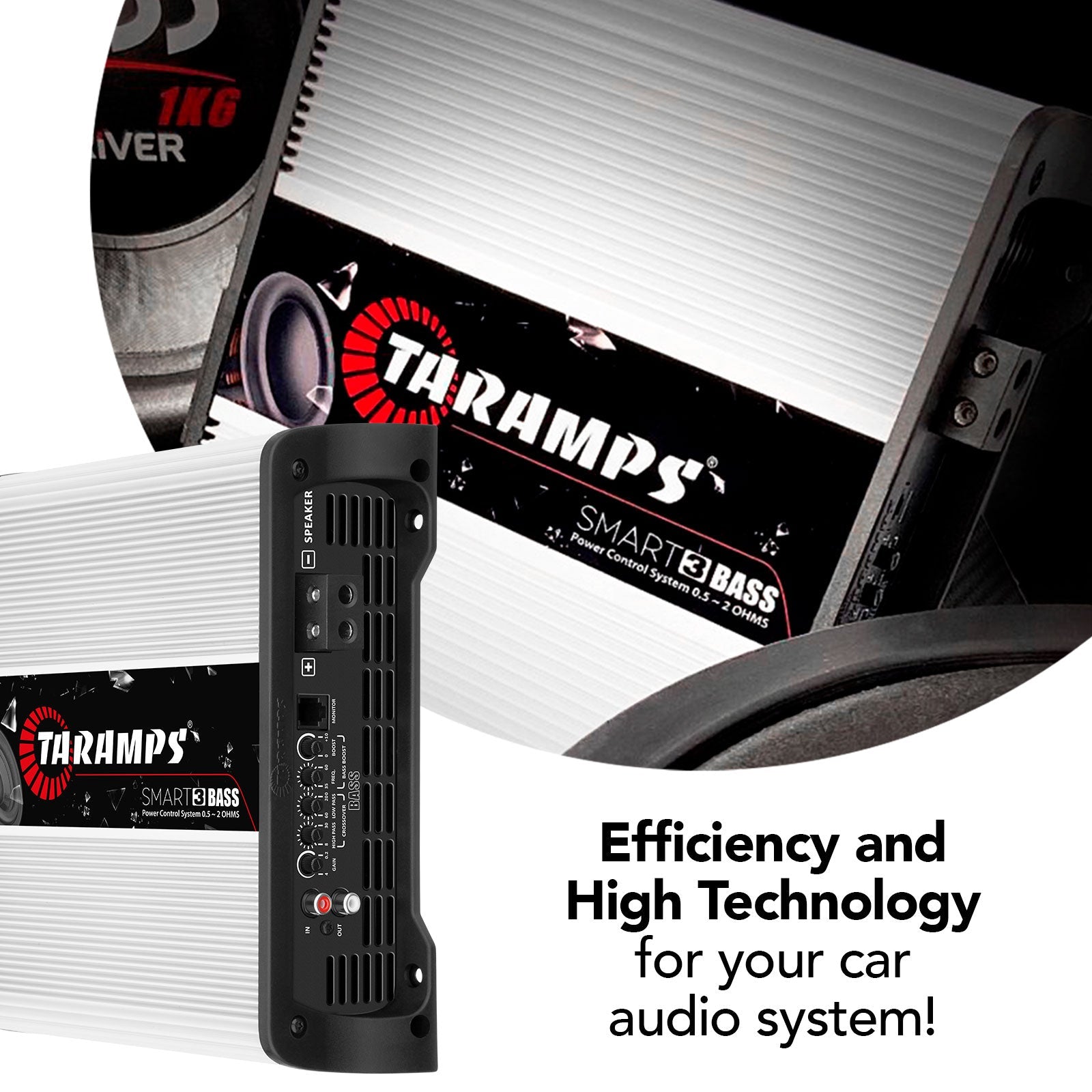 Taramps SMART 3 BASS + TS 400x4 2 OHM Car Amplifier COMBO - 8