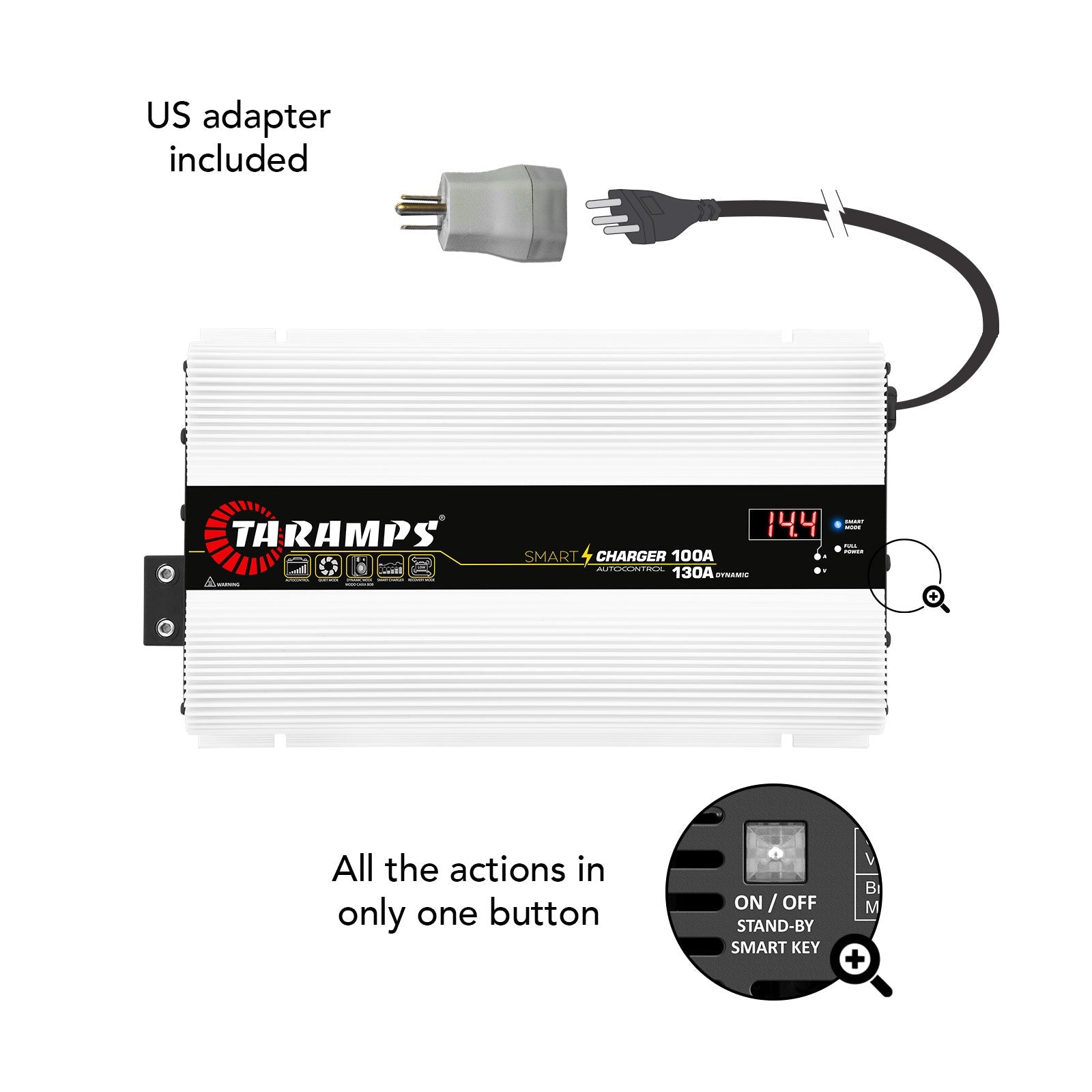 Taramps Smart Charger 100A Power Supply - 6