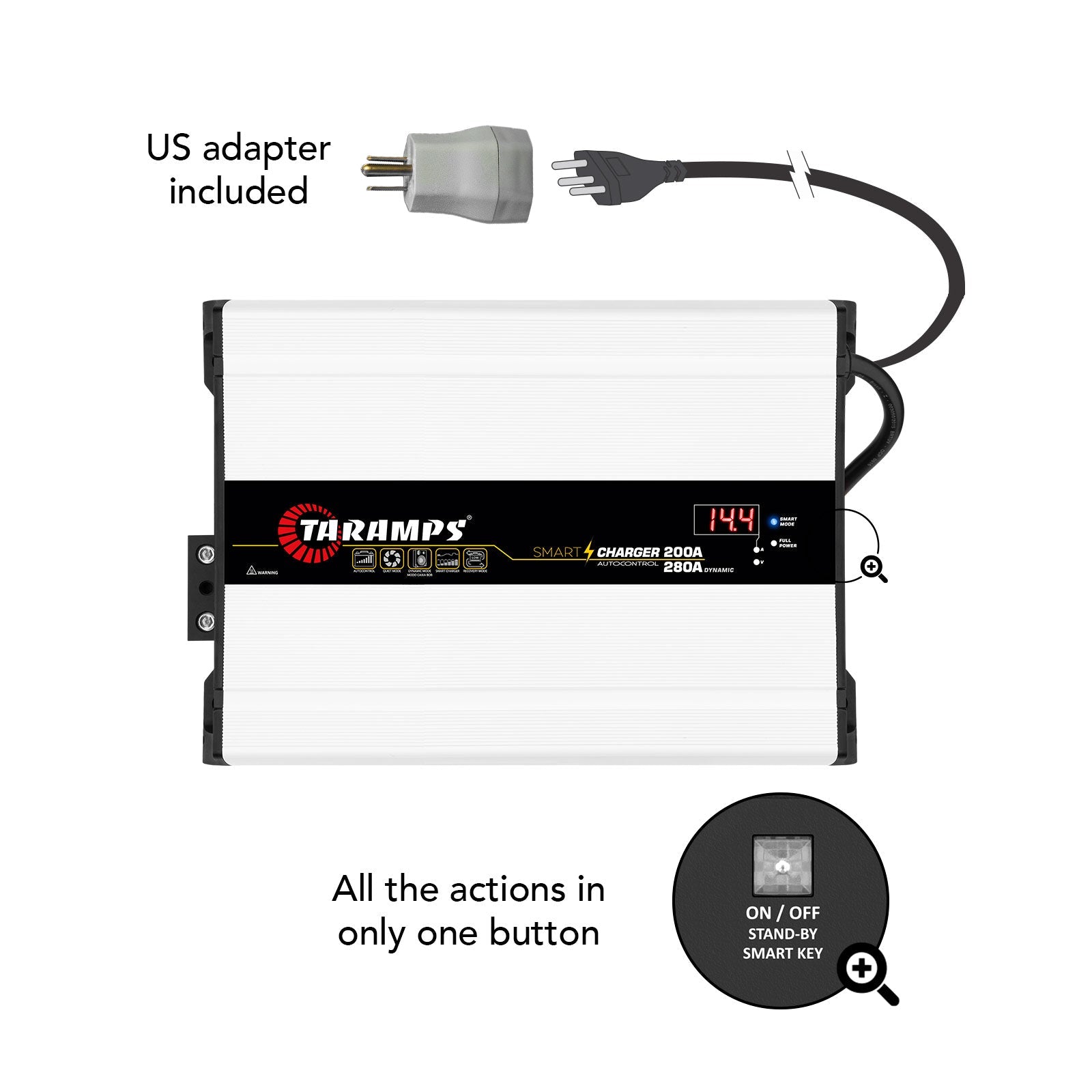 Taramps Smart Charger 200A Power Supply - 7