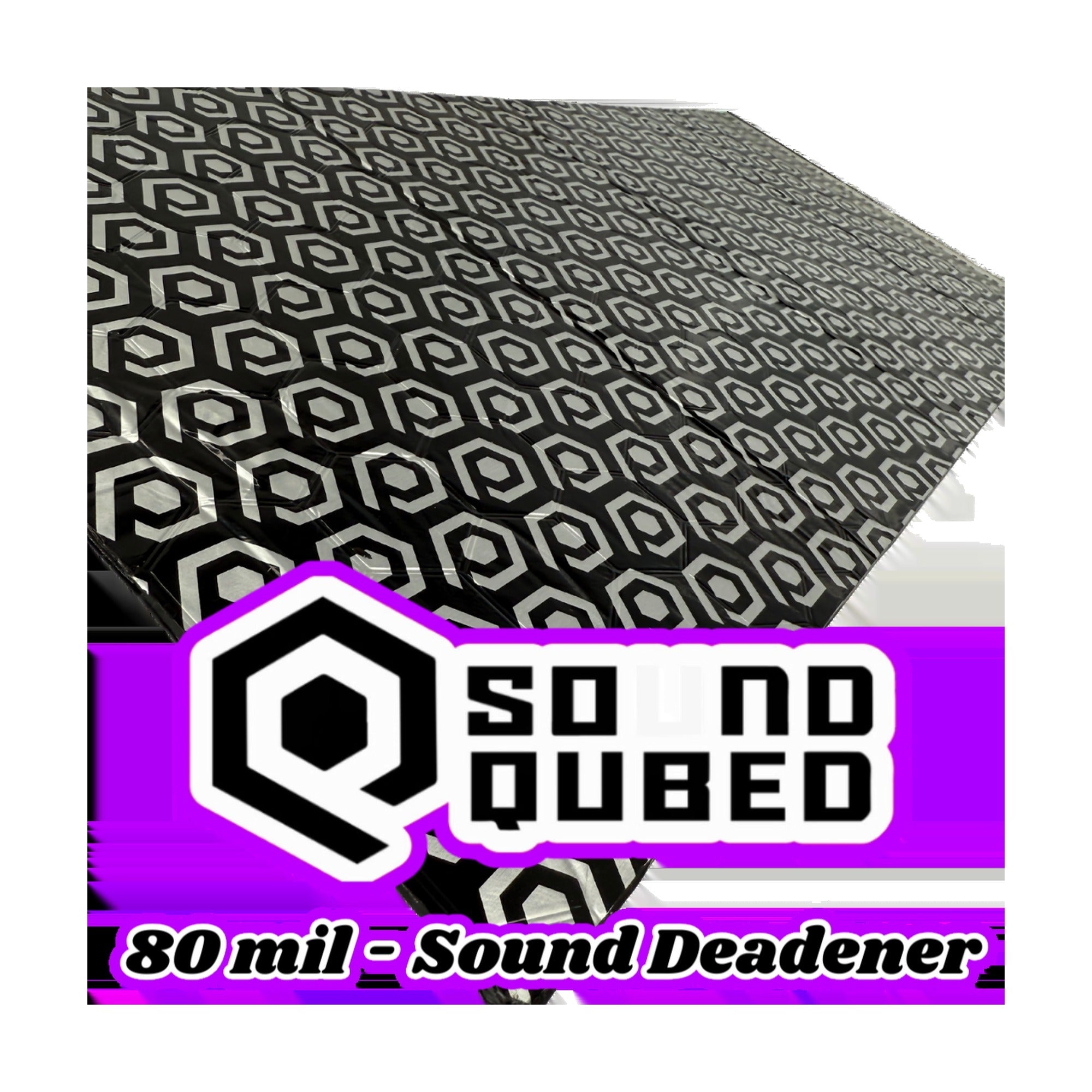 SoundQubed Sound Deadener 80Mil Thickness 36 Sq ft (20 sheets)