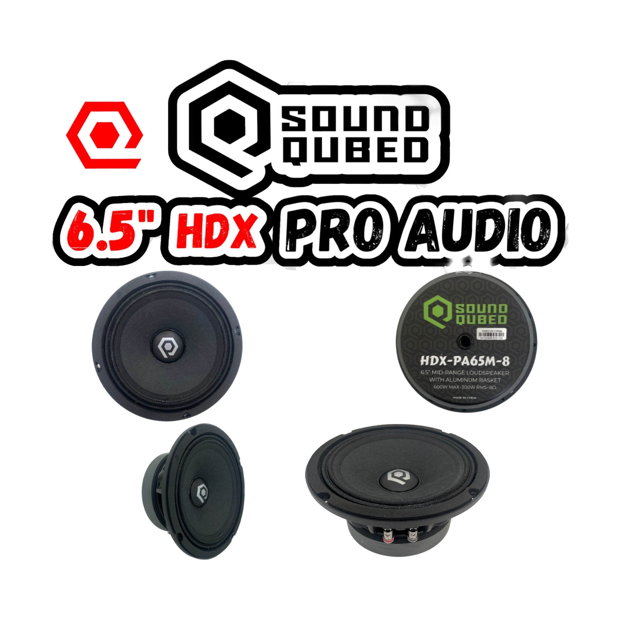 SoundQubed HDX 6.5" Pro Audio Speaker Car Audio
