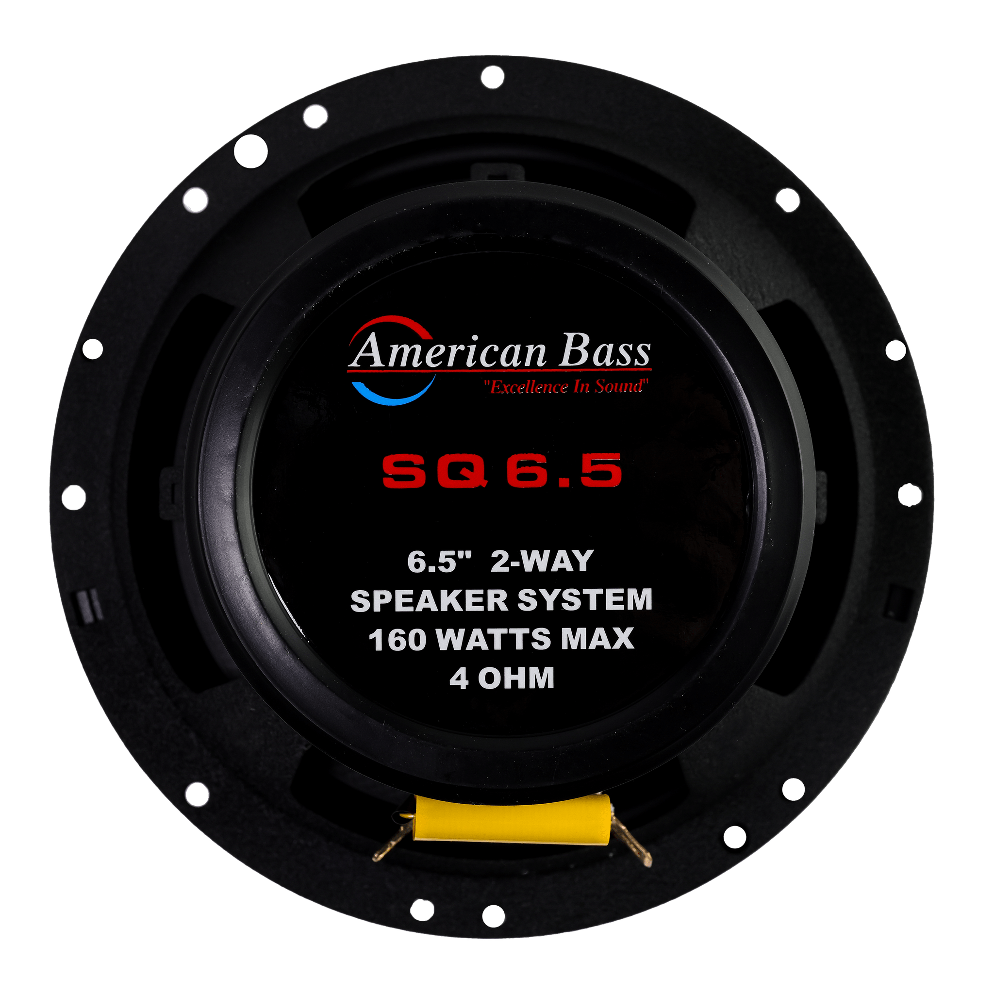 American Bass SQ 6.5" Full Range Speakers 80 Watts (Pair)