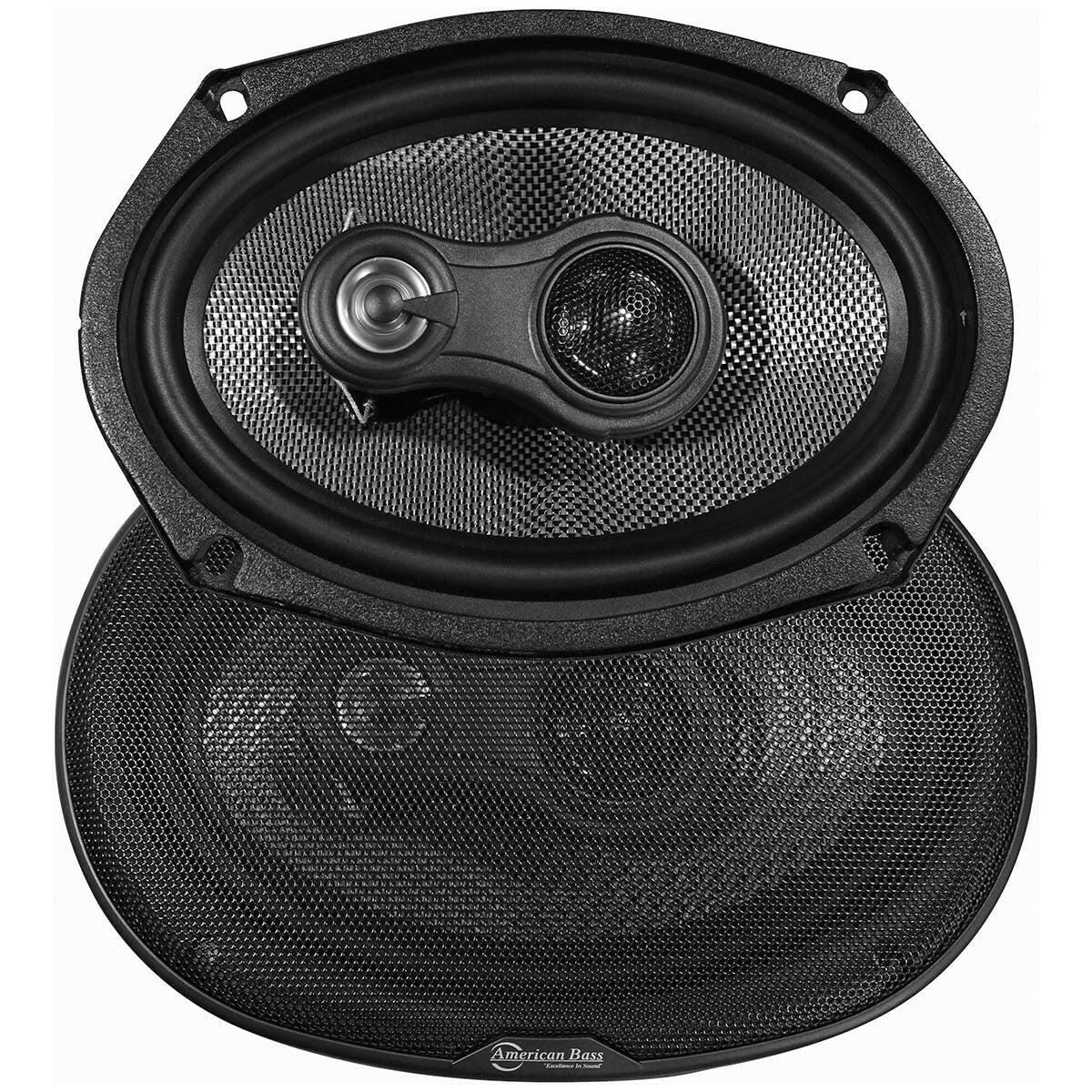 American Bass SQ 6.9" Full Range Speakers 100 Watts (Pair)